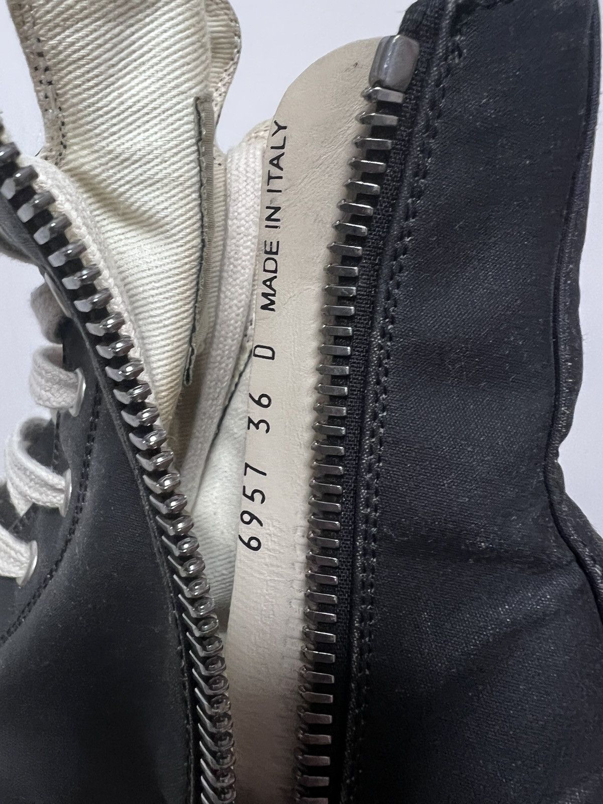 Rick Owens Drkshdw Rick owens drkshdw ramones high top sneakers Size US 6 / IT 36 - 9 Thumbnail
