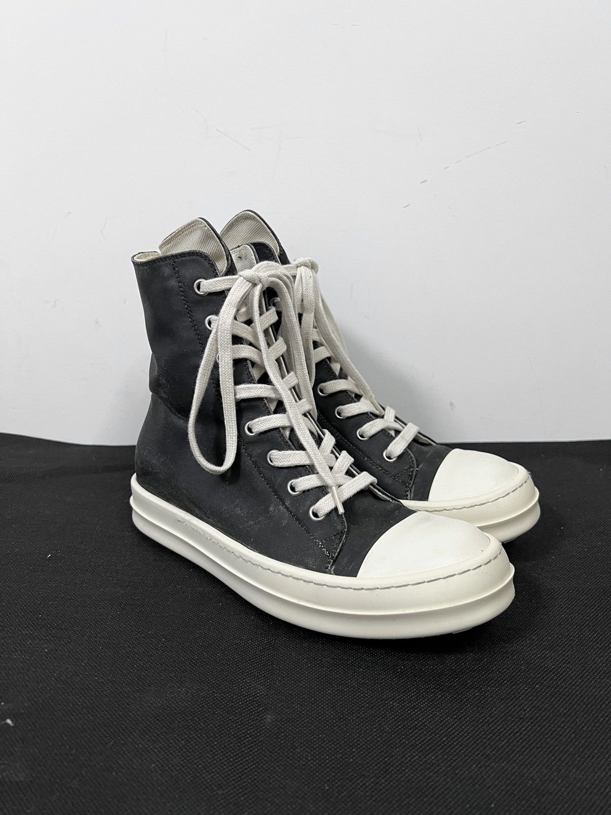Rick Owens Drkshdw Rick owens drkshdw ramones high top sneakers Size US 6 / IT 36 - 5 Thumbnail