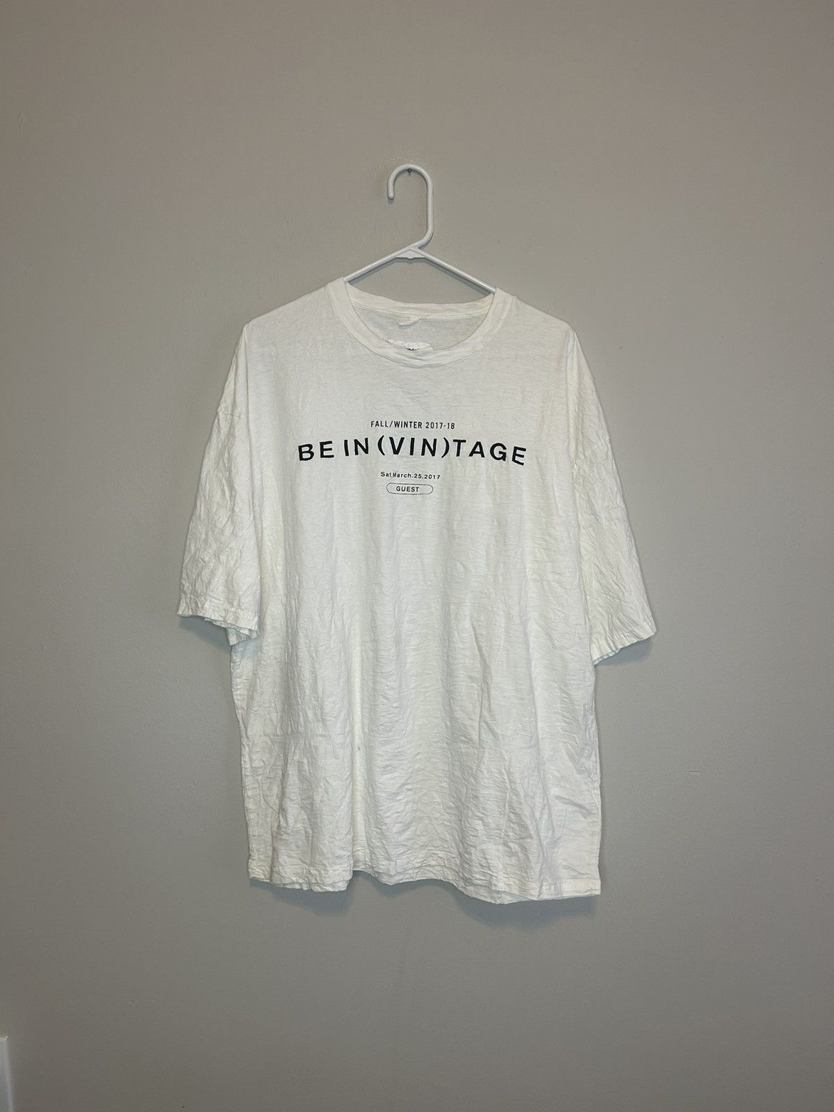Doublet Be in vintage capsule tee Size US XL / EU 56 / 4 - 1 Thumbnail