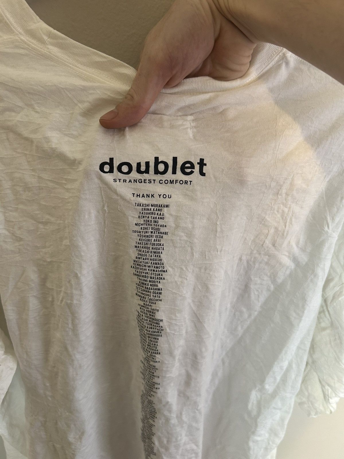 Doublet Be in vintage capsule tee Size US XL / EU 56 / 4 - 4 Thumbnail