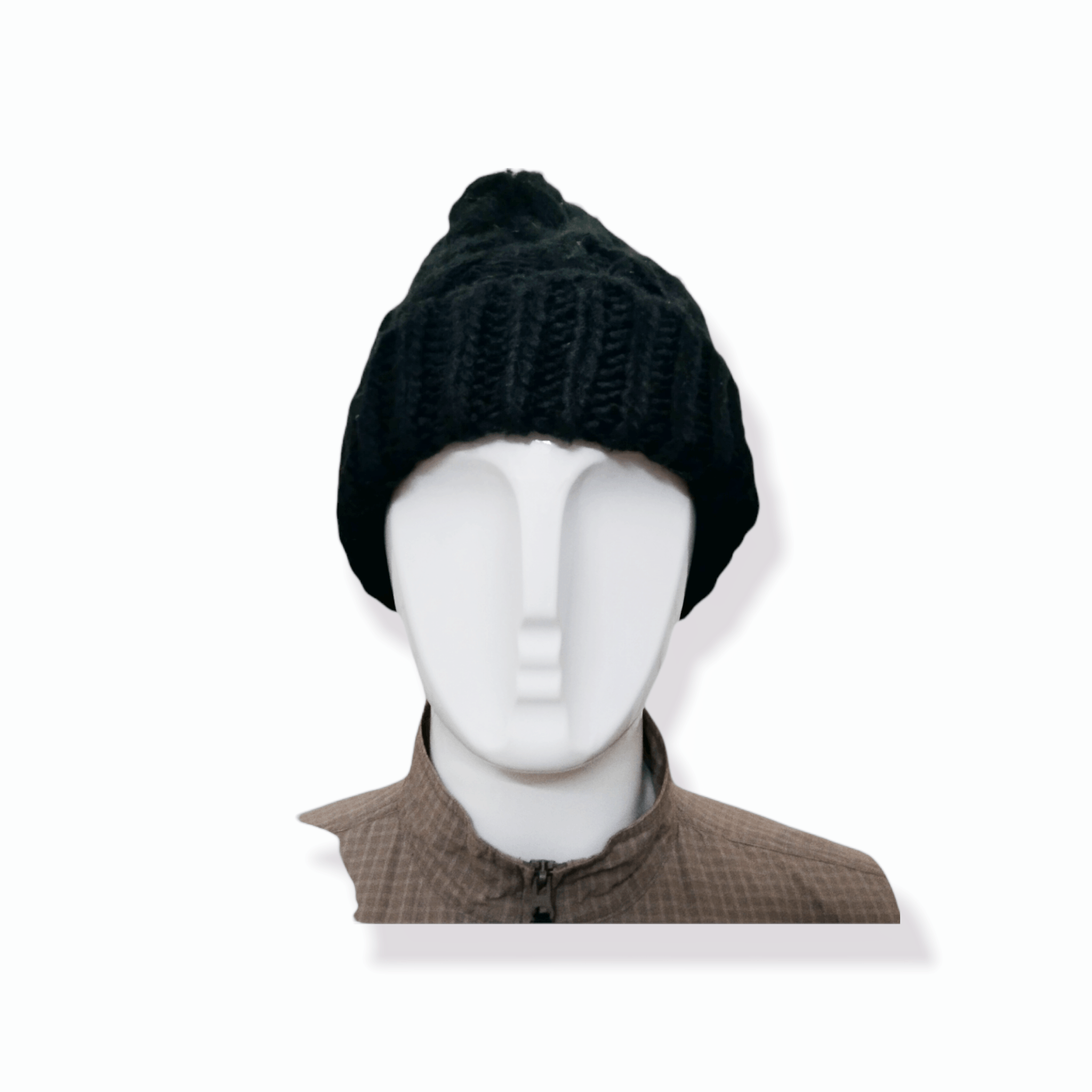 Japanese Brand × Uniqlo VINTAGE GU KNITTED CUFFED BEANIE Size ONE SIZE - 3 Thumbnail