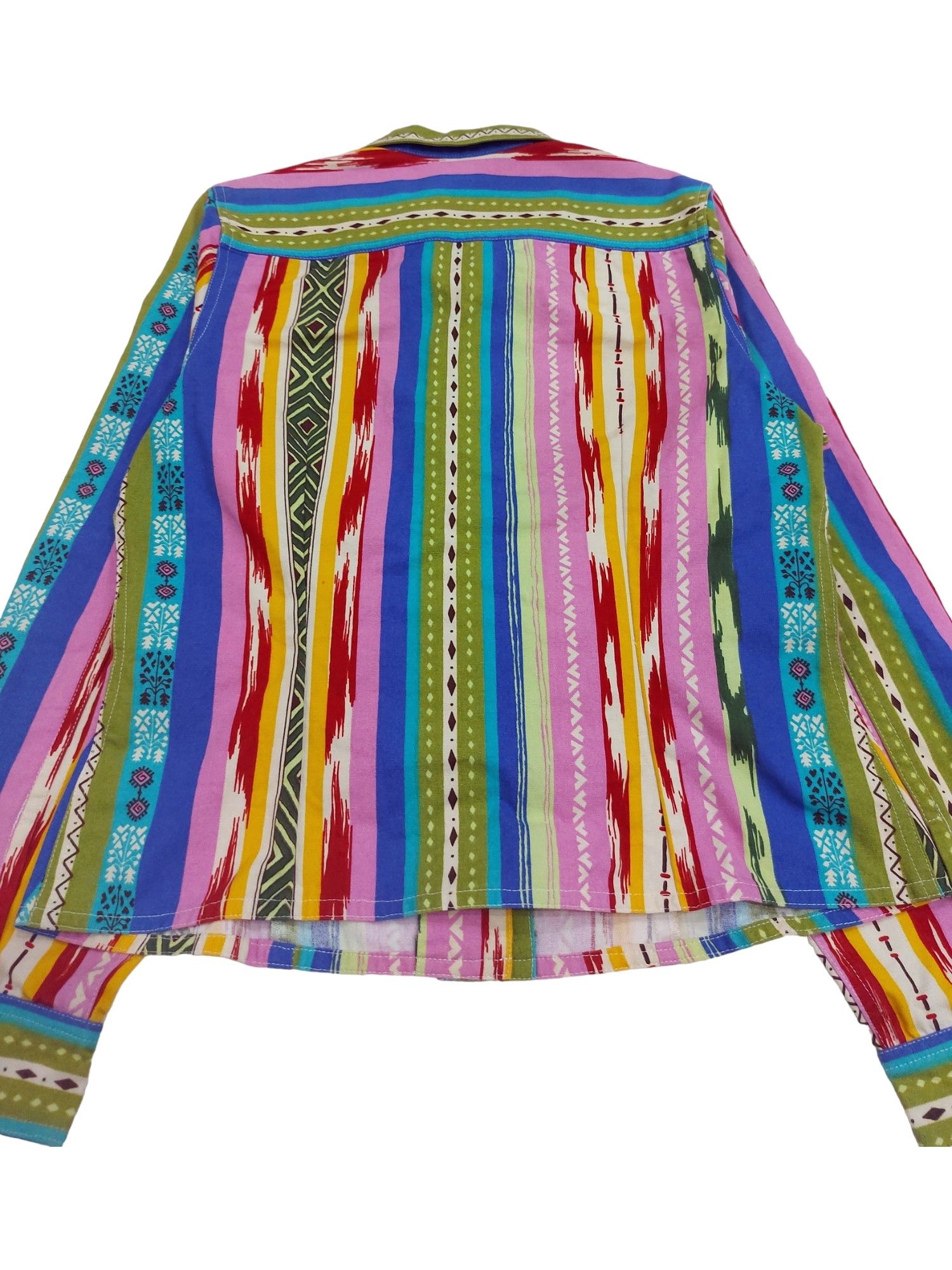 Native × Vintage Rare! Vintage Weekenders Messages Native Vibrant Jacket Size L / US 10 / IT 46 - 4 Thumbnail