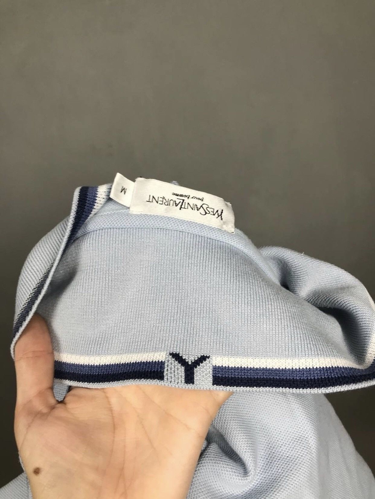 Yves Saint Laurent YSL Yves Saint Laurent Luxury Streetwear Polo Tee Size US M / EU 48-50 / 2 - 6 Thumbnail