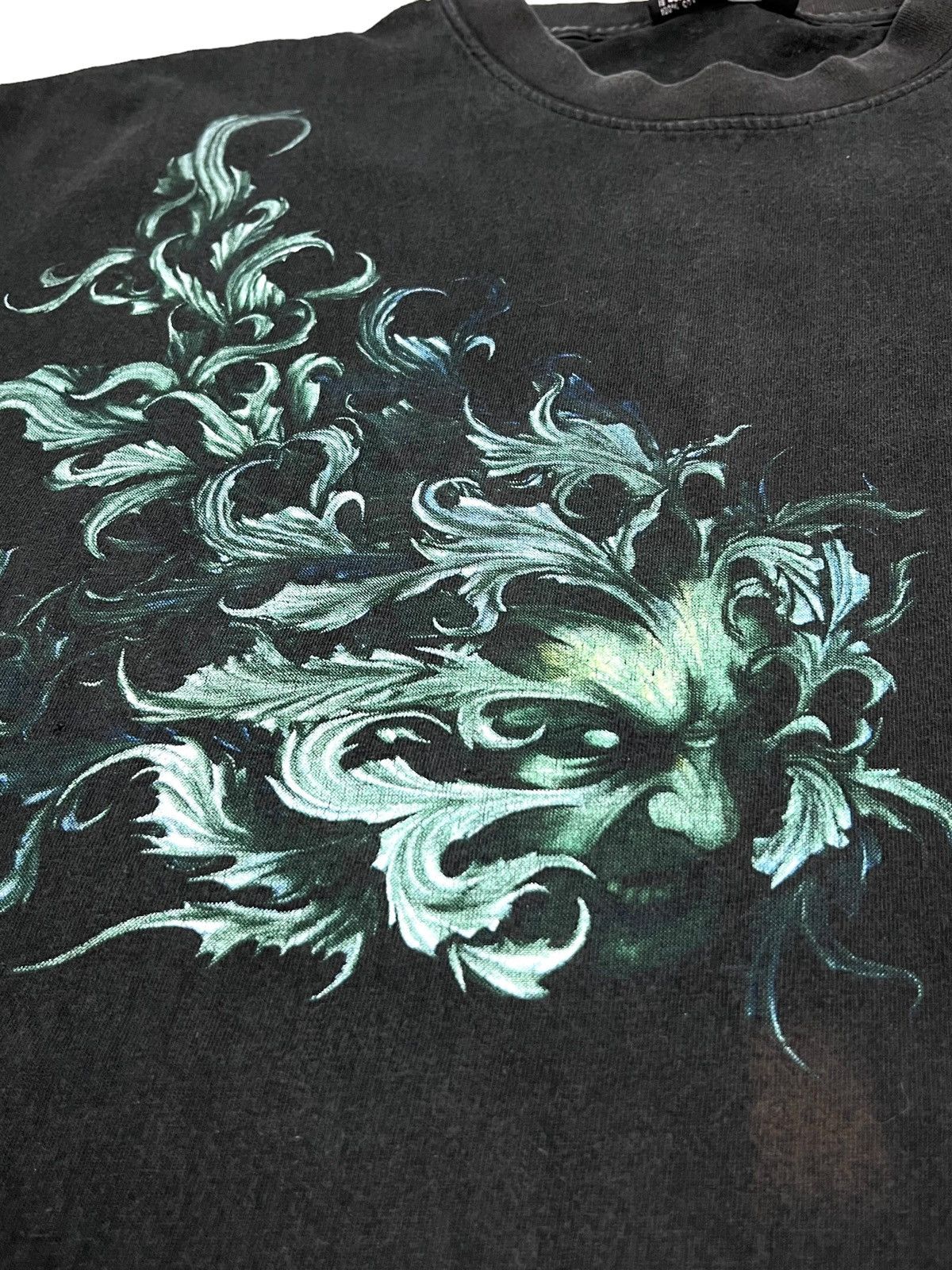 Expert Horror × Vintage vintage y2k faded tribal skull T-shirt Size US XL / EU 56 / 4 - 6 Thumbnail