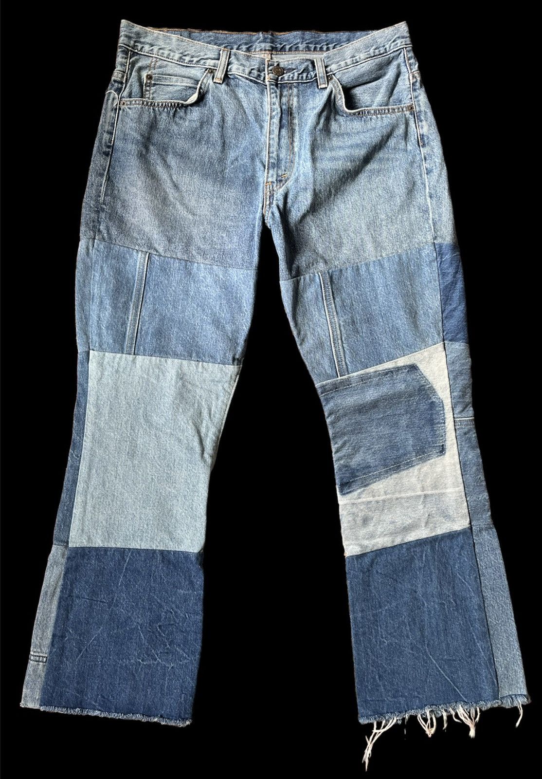 Vintage patchwork Levi Japanese jeans