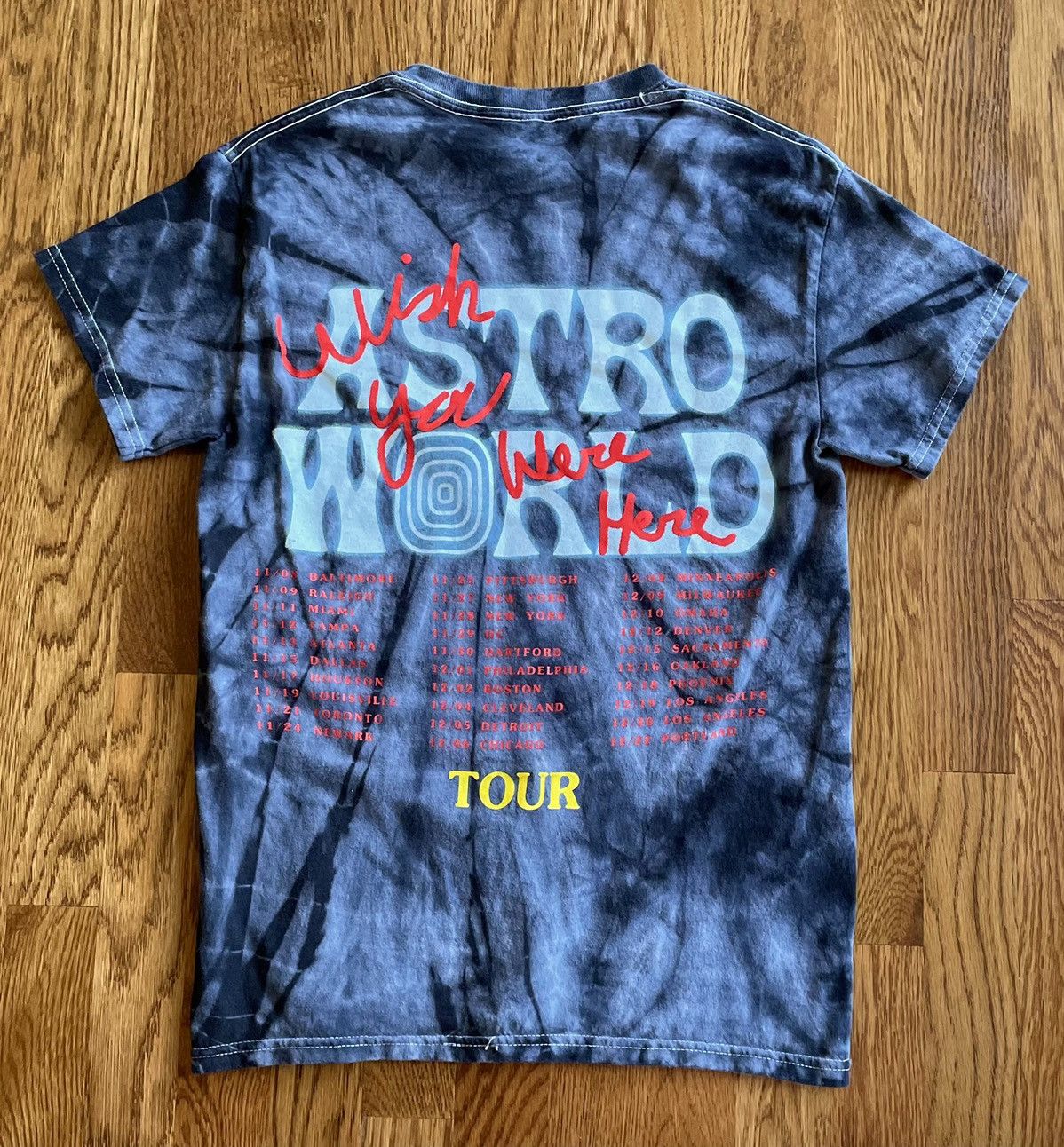 Nike deals Travis Scott We Take You Higher Tie Dye T Shirt (Grailed)