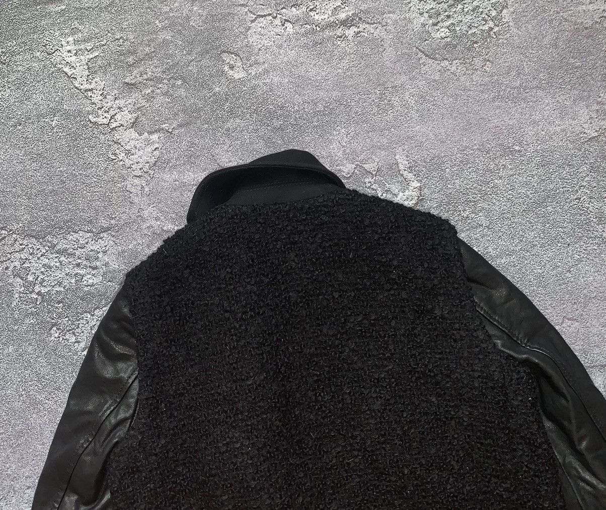 Allsaints Allsaints zip CHO Biker leather jacket wool old money vintag Size XS / US 0-2 / IT 36-38 - 16 Thumbnail