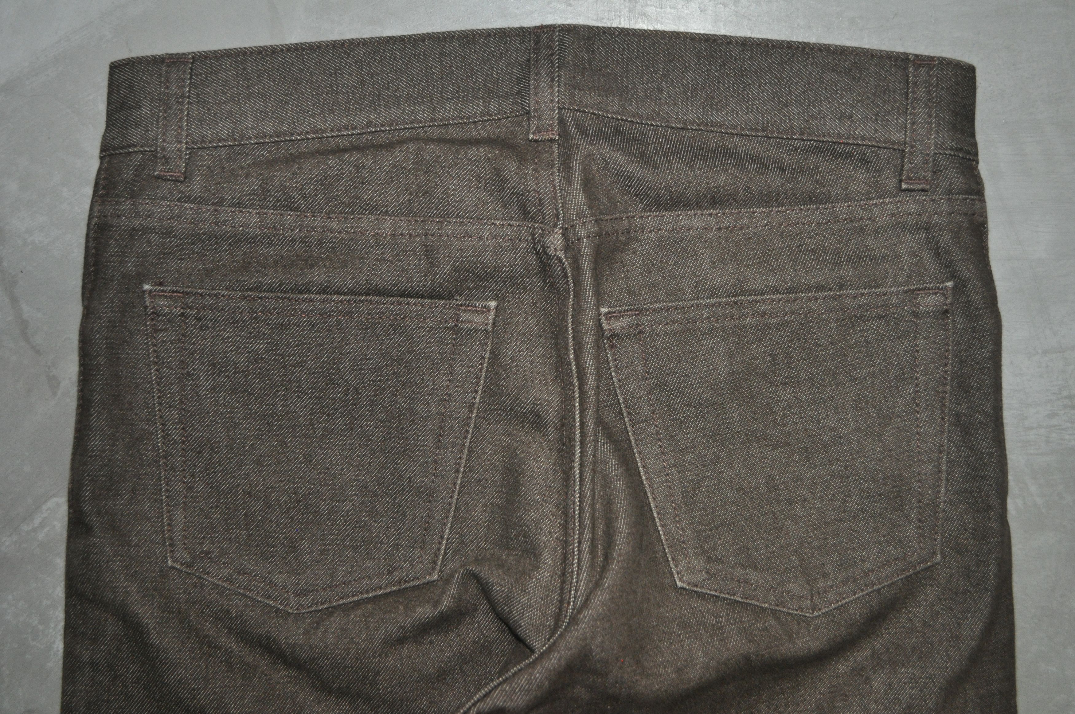 Helmut Lang Helmut Lang 1990s Classic Raw Denim Brown Boot Cut Size US 30 / EU 46 - 3 Thumbnail