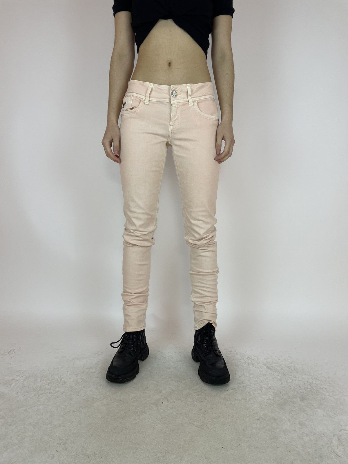 G-Star G-star RAW LYNN SKINNY COJ Womens pink jeans size 29x32 Size 29" - 2 Thumbnail