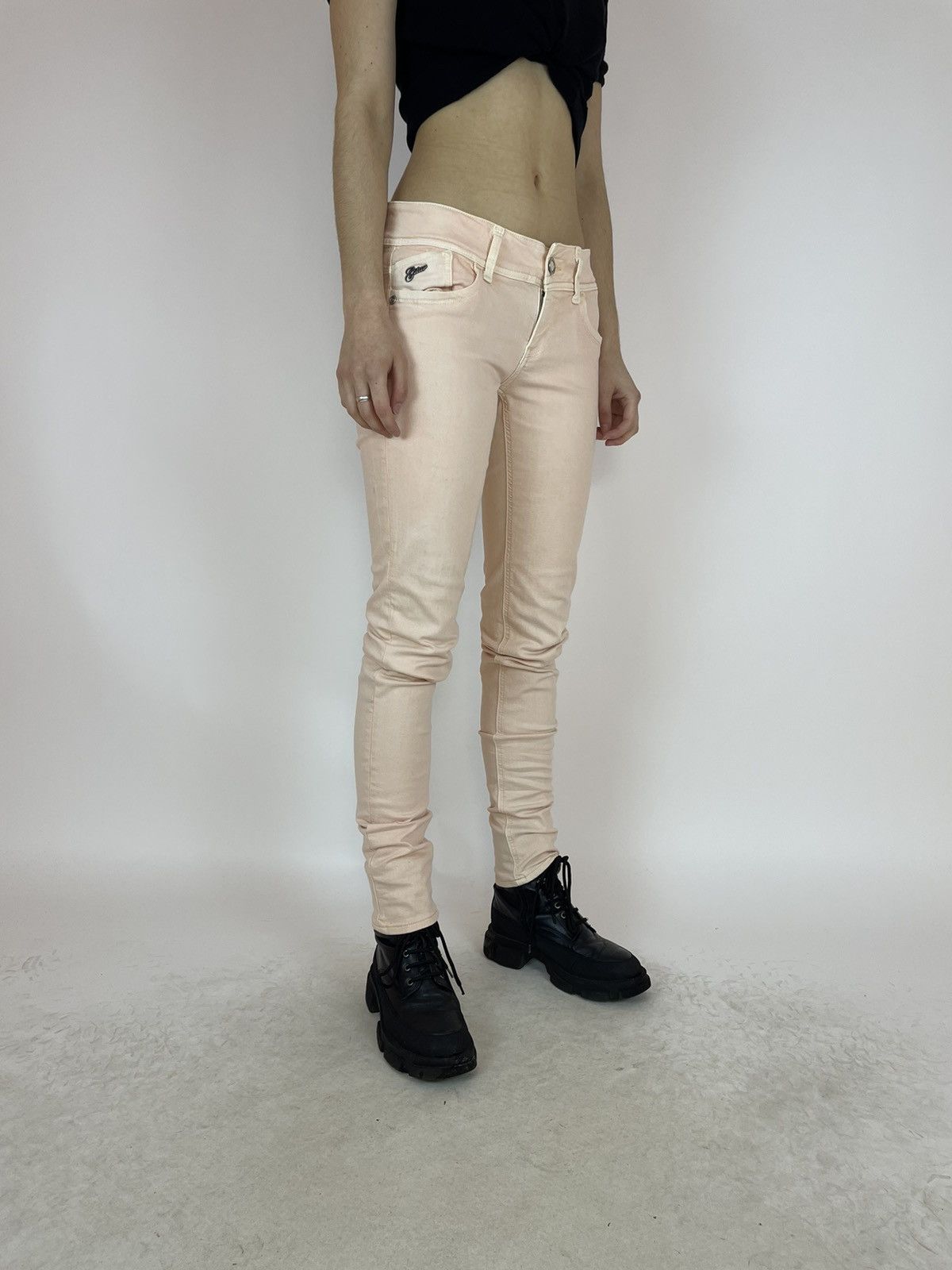 G-Star G-star RAW LYNN SKINNY COJ Womens pink jeans size 29x32 Size 29" - 5 Thumbnail