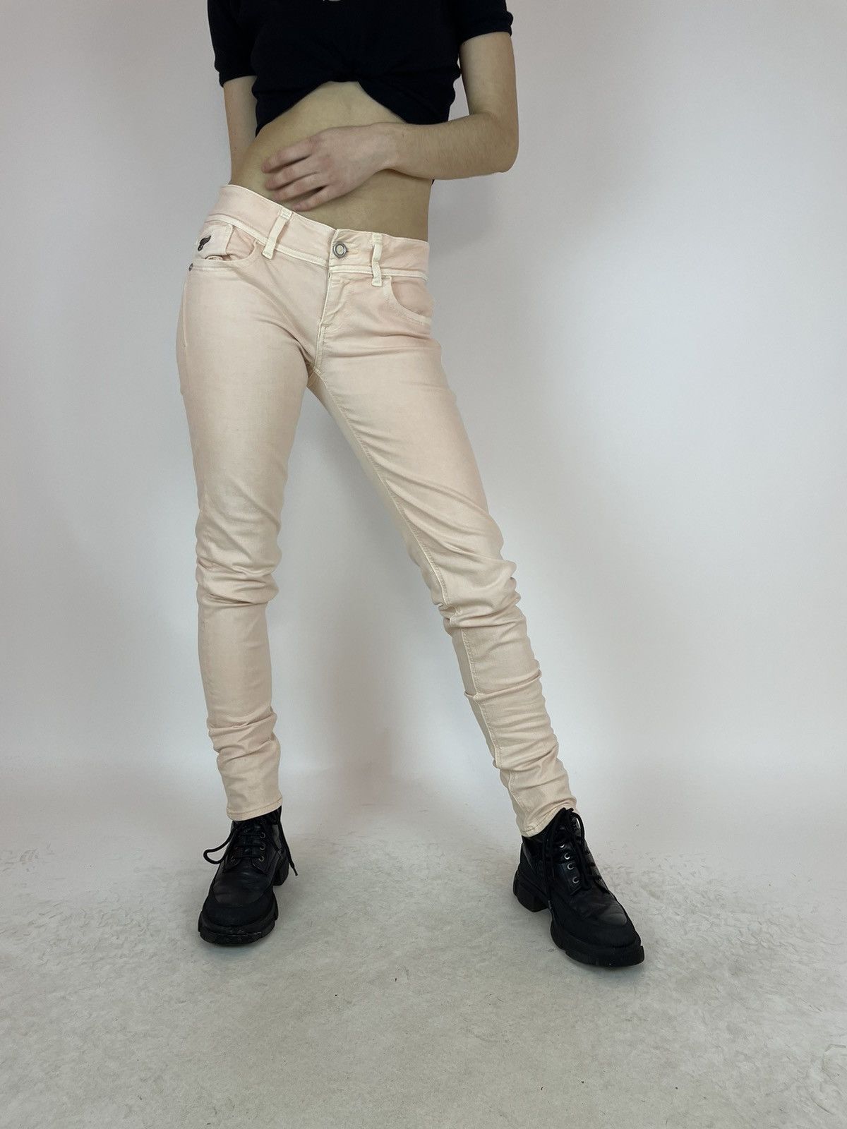 G-Star G-star RAW LYNN SKINNY COJ Womens pink jeans size 29x32 Size 29" - 1 Thumbnail