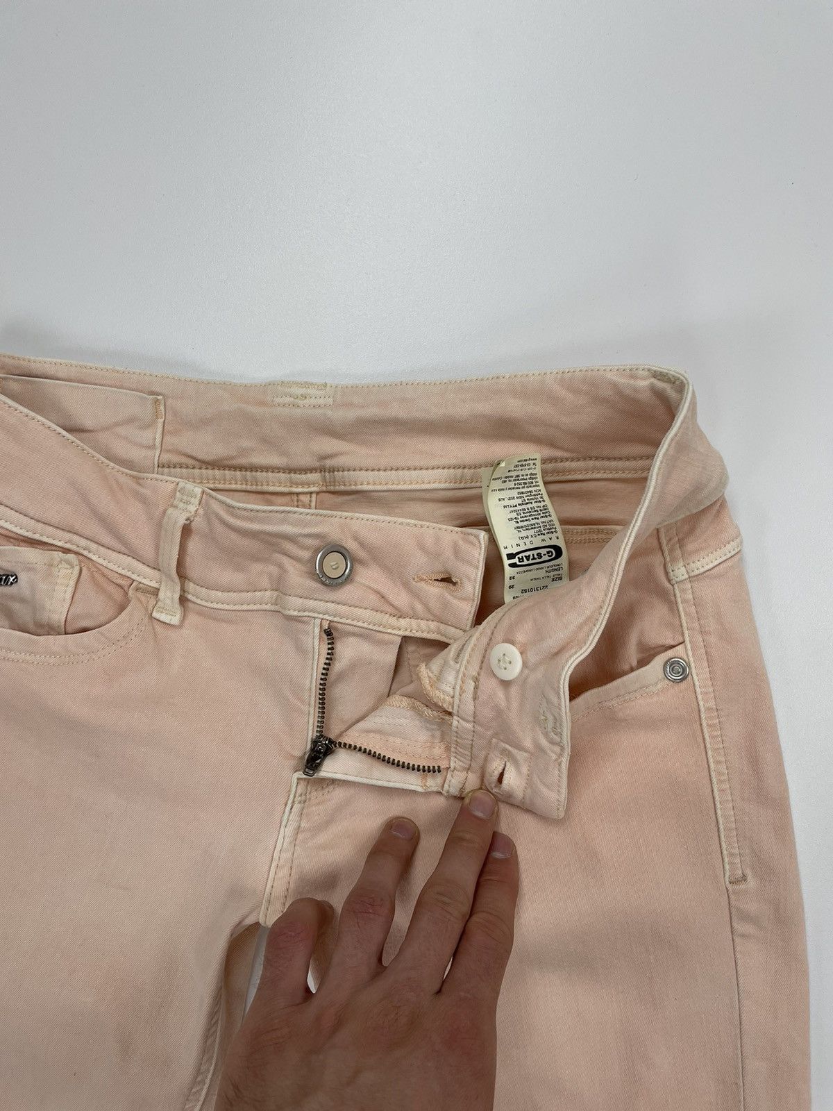 G-Star G-star RAW LYNN SKINNY COJ Womens pink jeans size 29x32 Size 29" - 9 Thumbnail