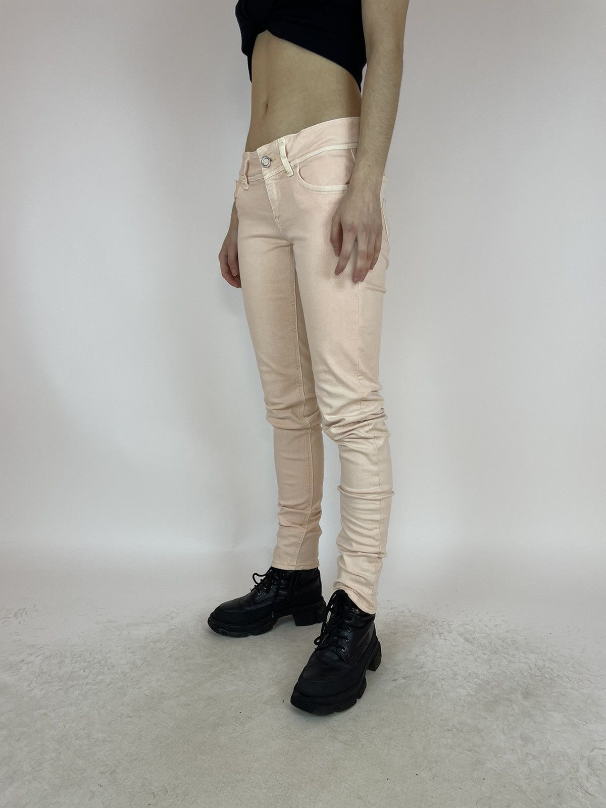 G-Star G-star RAW LYNN SKINNY COJ Womens pink jeans size 29x32 Size 29" - 6 Thumbnail