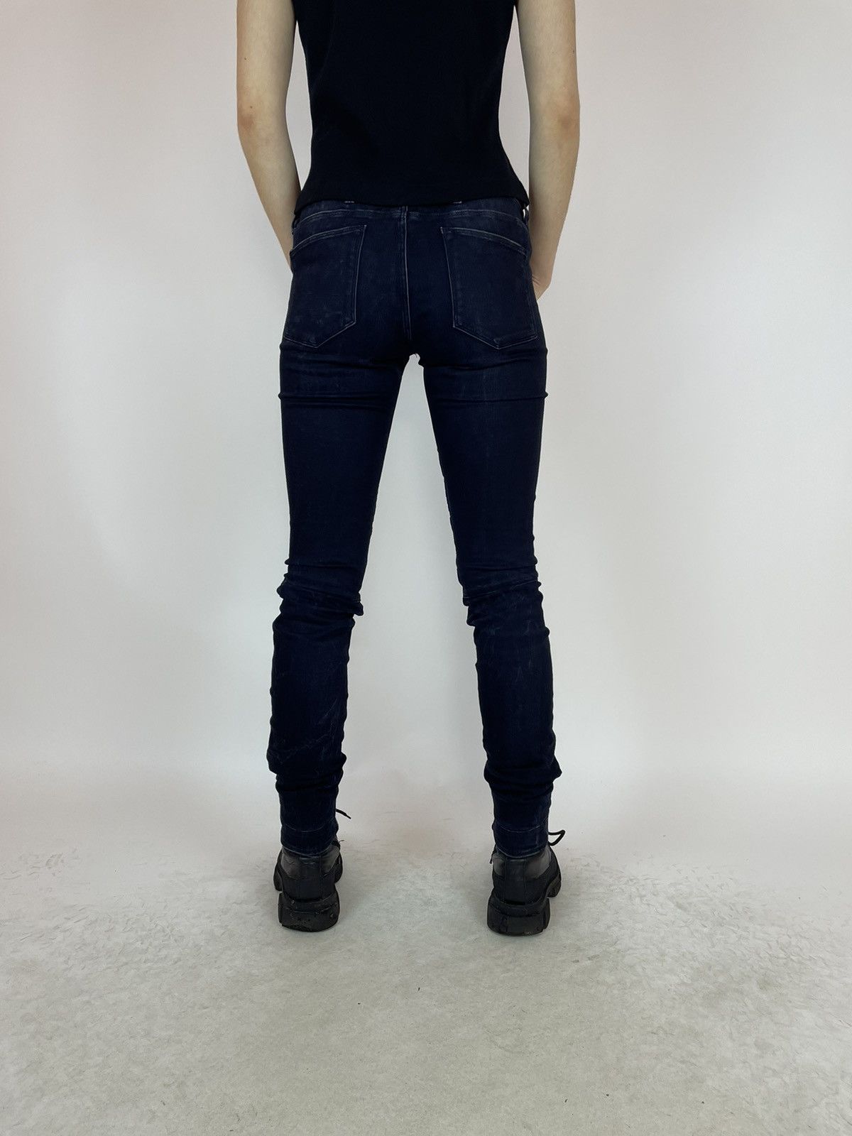 Other G-star RAW CUSTOM MID SKINNY WMN dark blue biker jeans 27x32 Size 27" / US 4 / IT 40 - 3 Thumbnail