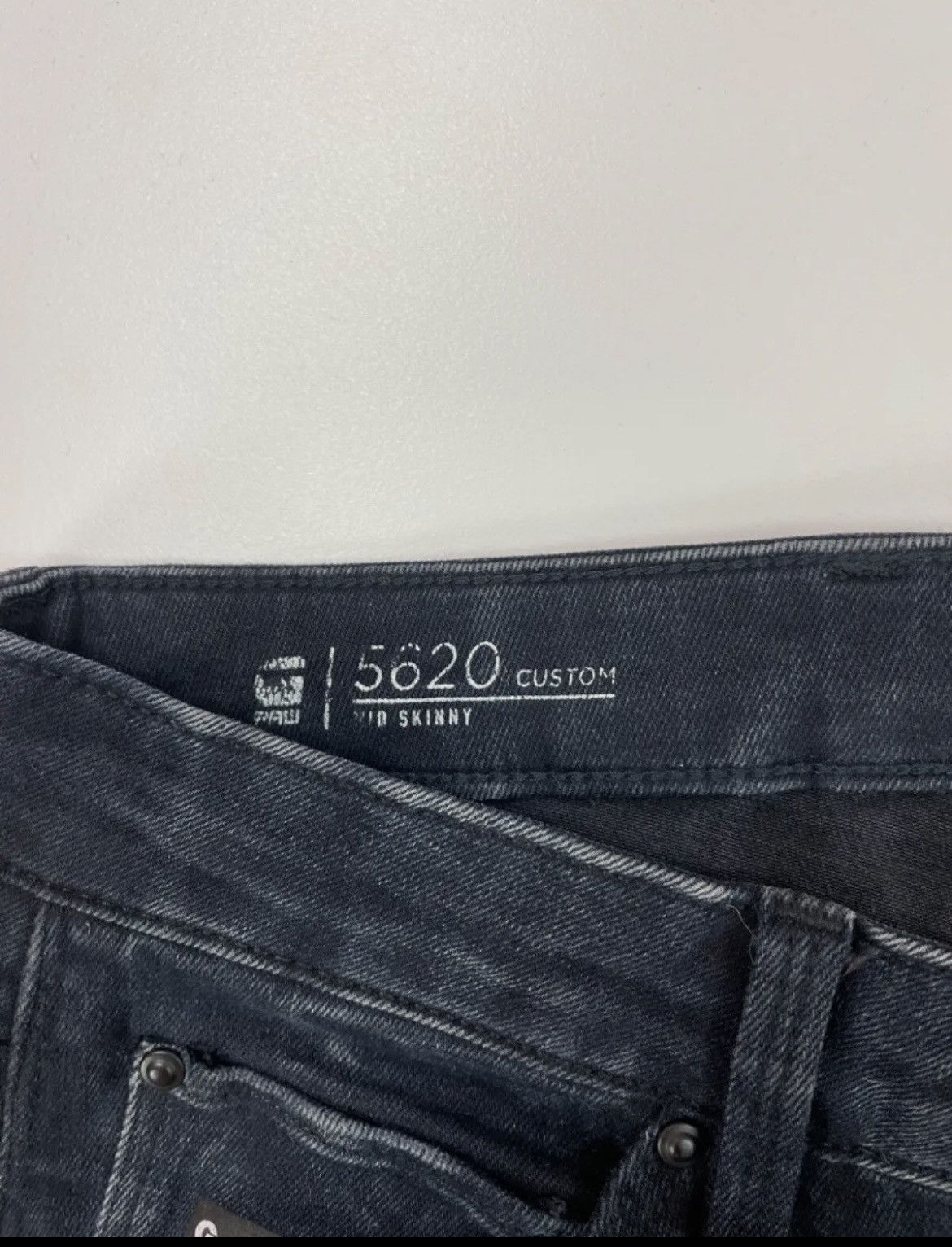 Other G-star RAW CUSTOM MID SKINNY WMN dark blue biker jeans 27x32 Size 27" / US 4 / IT 40 - 10 Thumbnail