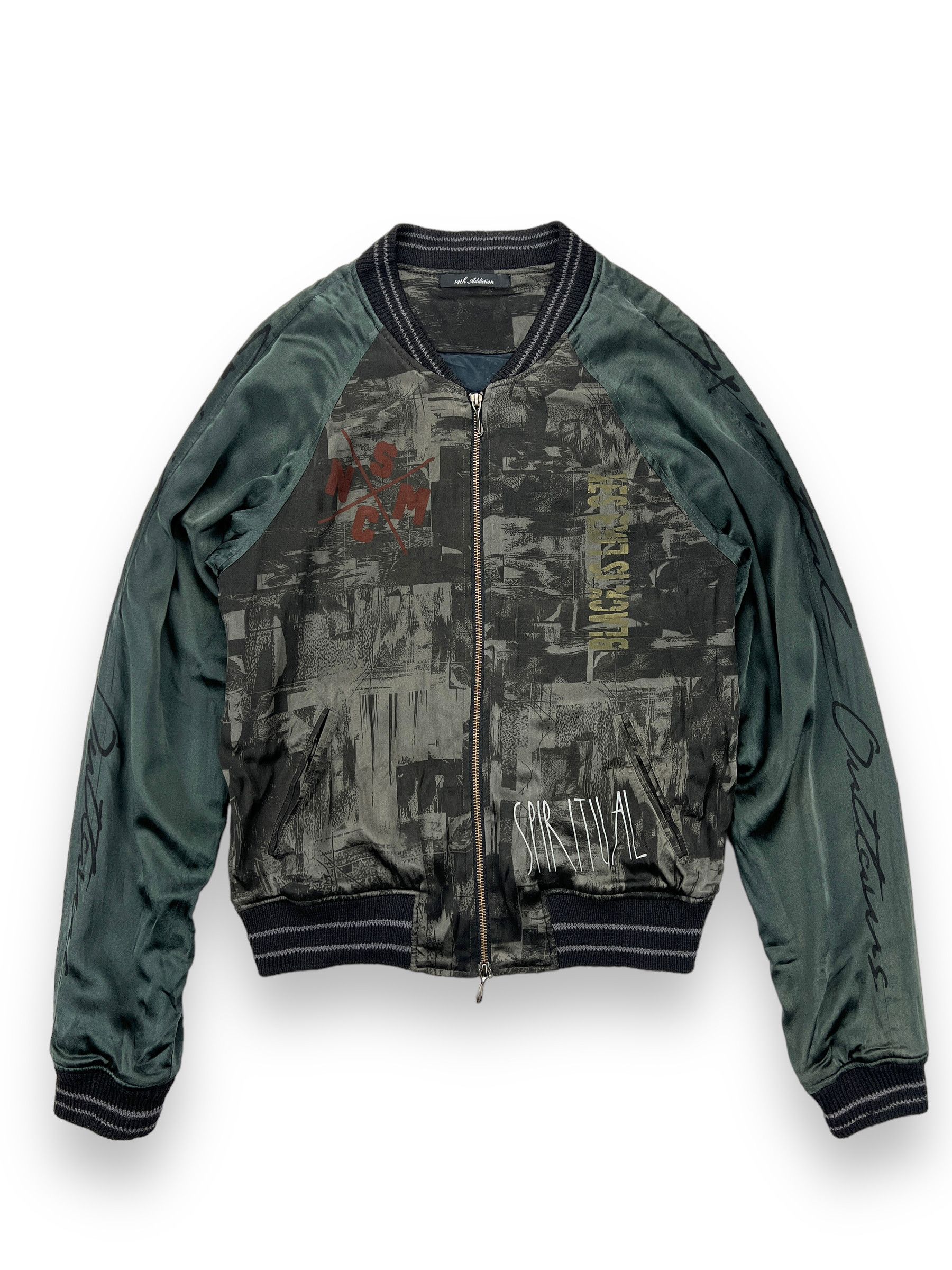 14th Addiction 14th addiction Silk blouson | Grailed