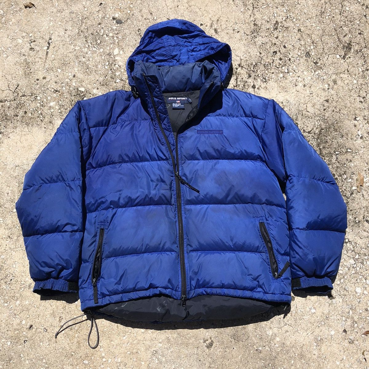 Blue polo best sale puffer jacket