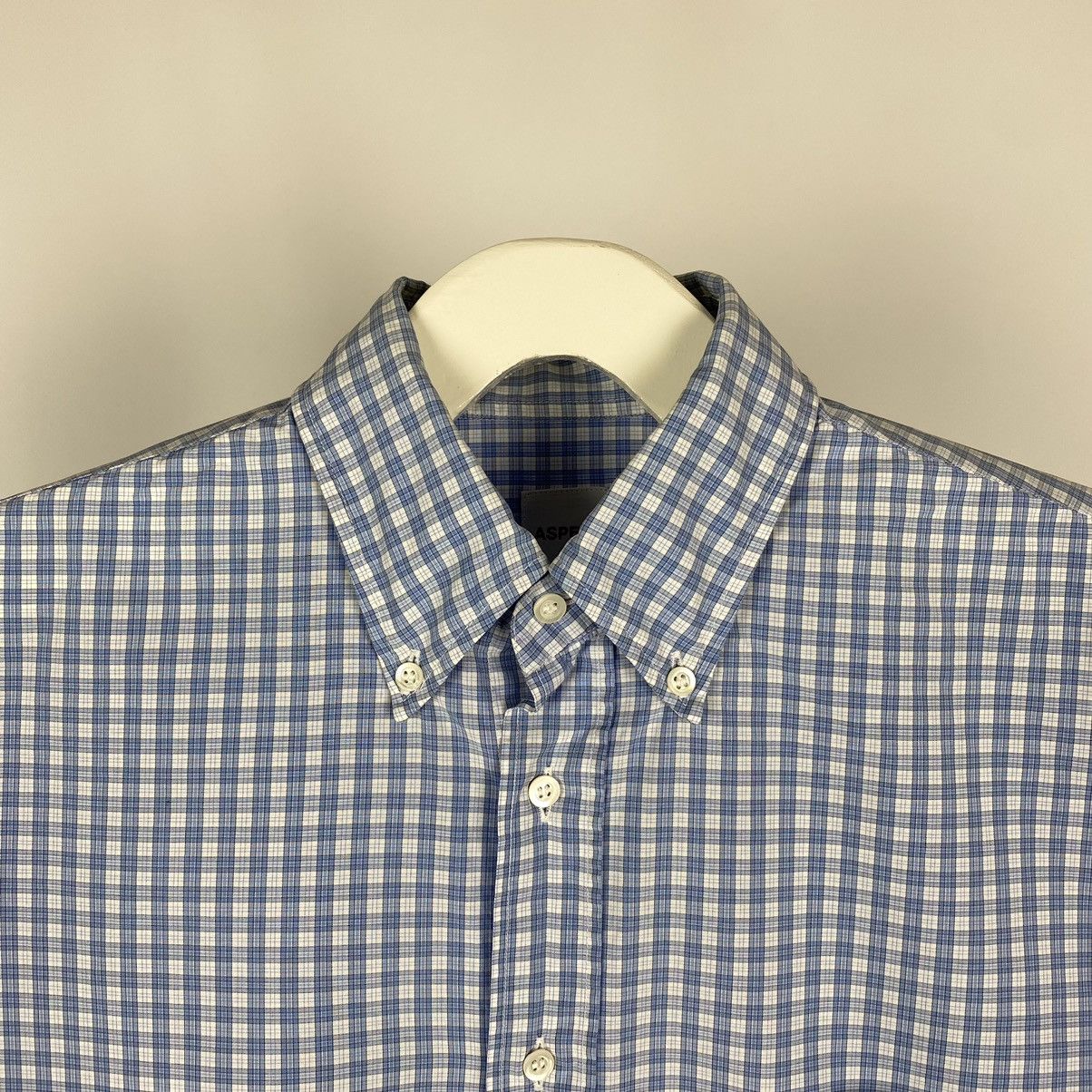 Aspesi Aspesi Classic Check L/S Shirt Size US XL / EU 56 / 4 - 3 Thumbnail