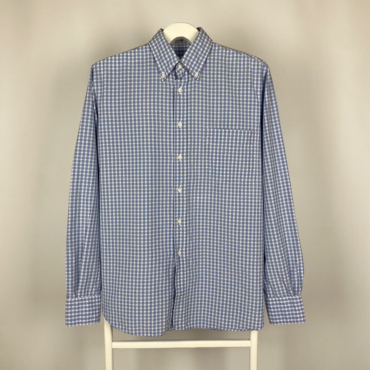 Aspesi Aspesi Classic Check L/S Shirt Size US XL / EU 56 / 4 - 1 Thumbnail