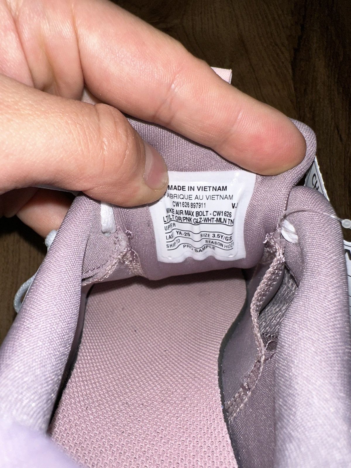 Nike Nike Air Max Bolt Light Violet Ore Sample Size US 4 / IT 34 - 9 Thumbnail