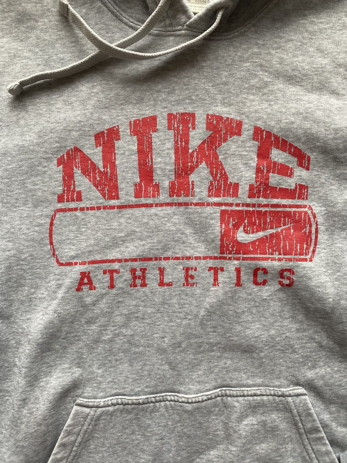 Nike × Vintage Vintage Nike The Athletic Department Grey Hoodie Sweatshirt Size US M / EU 48-50 / 2 - 3 Thumbnail