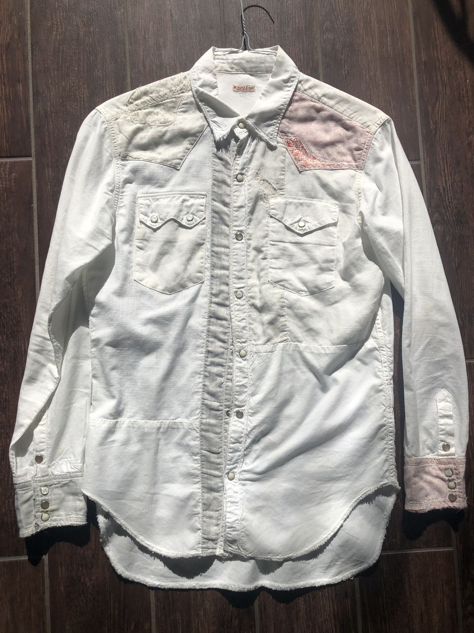 Kapital Mixed Fabric Shirt