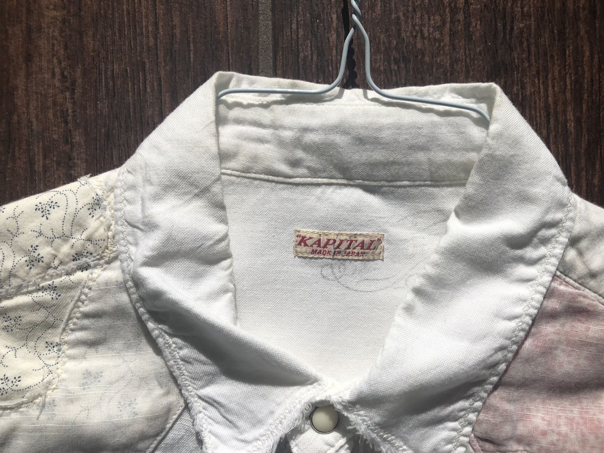 Kapital Kapital Mixed Fabric Shirt Size US M / EU 48-50 / 2 - 3 Thumbnail
