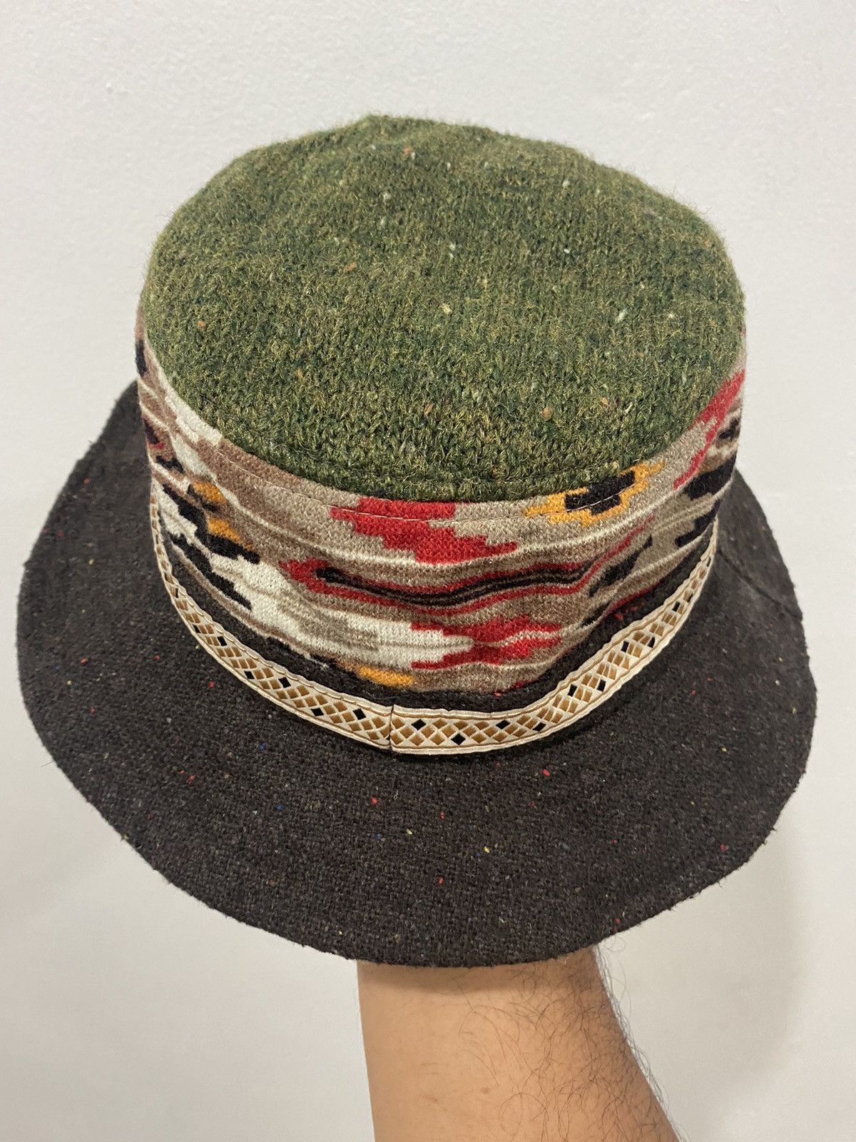 Other VTG Western Aztec Pattern Bucket Hat Size ONE SIZE - 5 Thumbnail