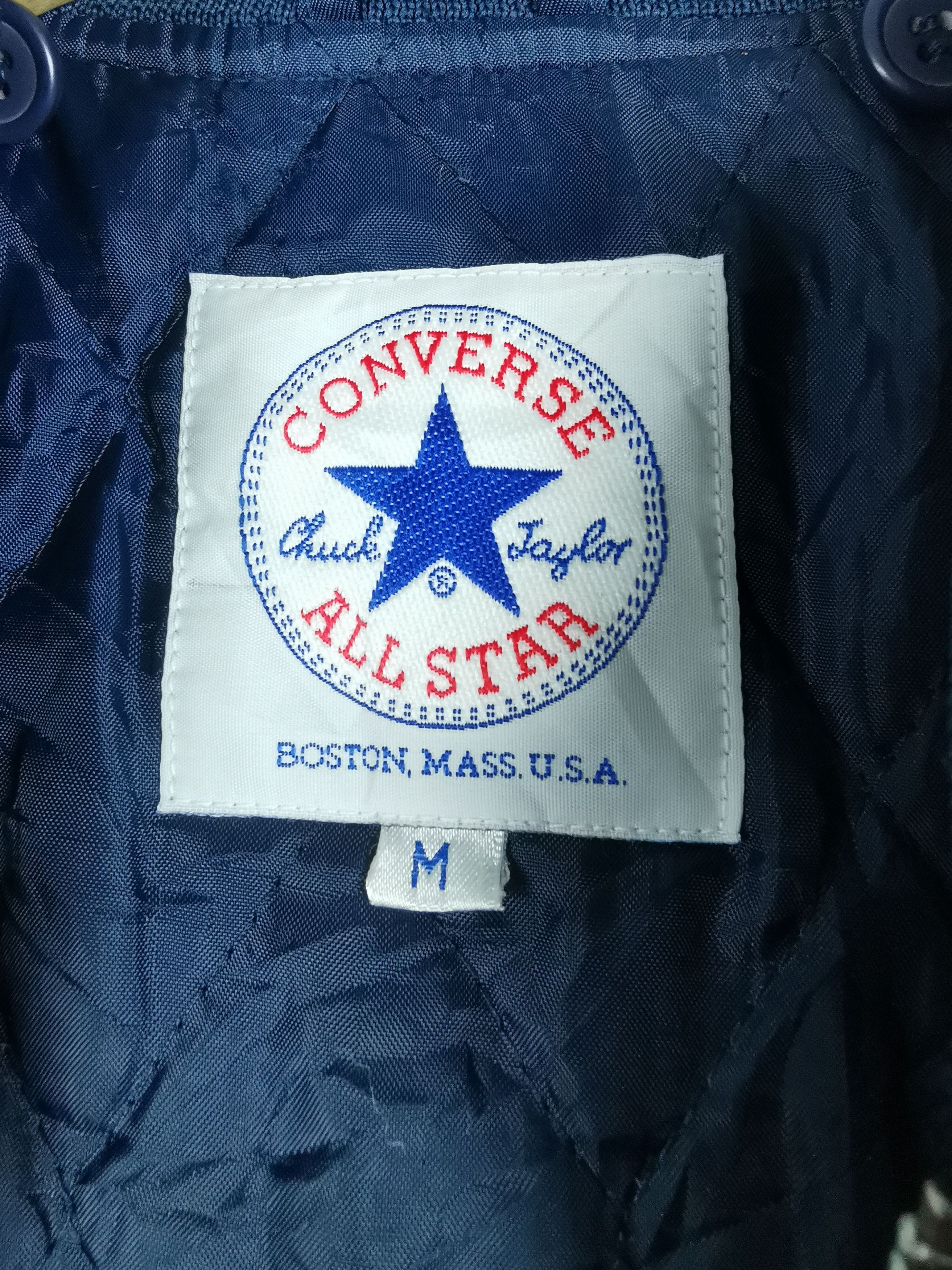 Converse × Vintage Vintage Converse Chuck Taylor Bomber Varsity Jacket Size US M / EU 48-50 / 2 - 5 Thumbnail