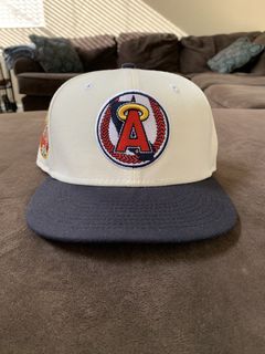 Vintage 1961-64 Los Angeles Angels Halo Roman Fitted Hat 7½