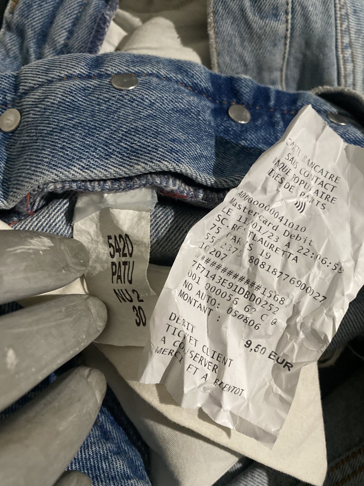 Balenciaga BALENCIAGA SAMPLE DISTRESSED DENIM JEANS (WITHOUT BOXERS) Size US 35 - 4 Thumbnail