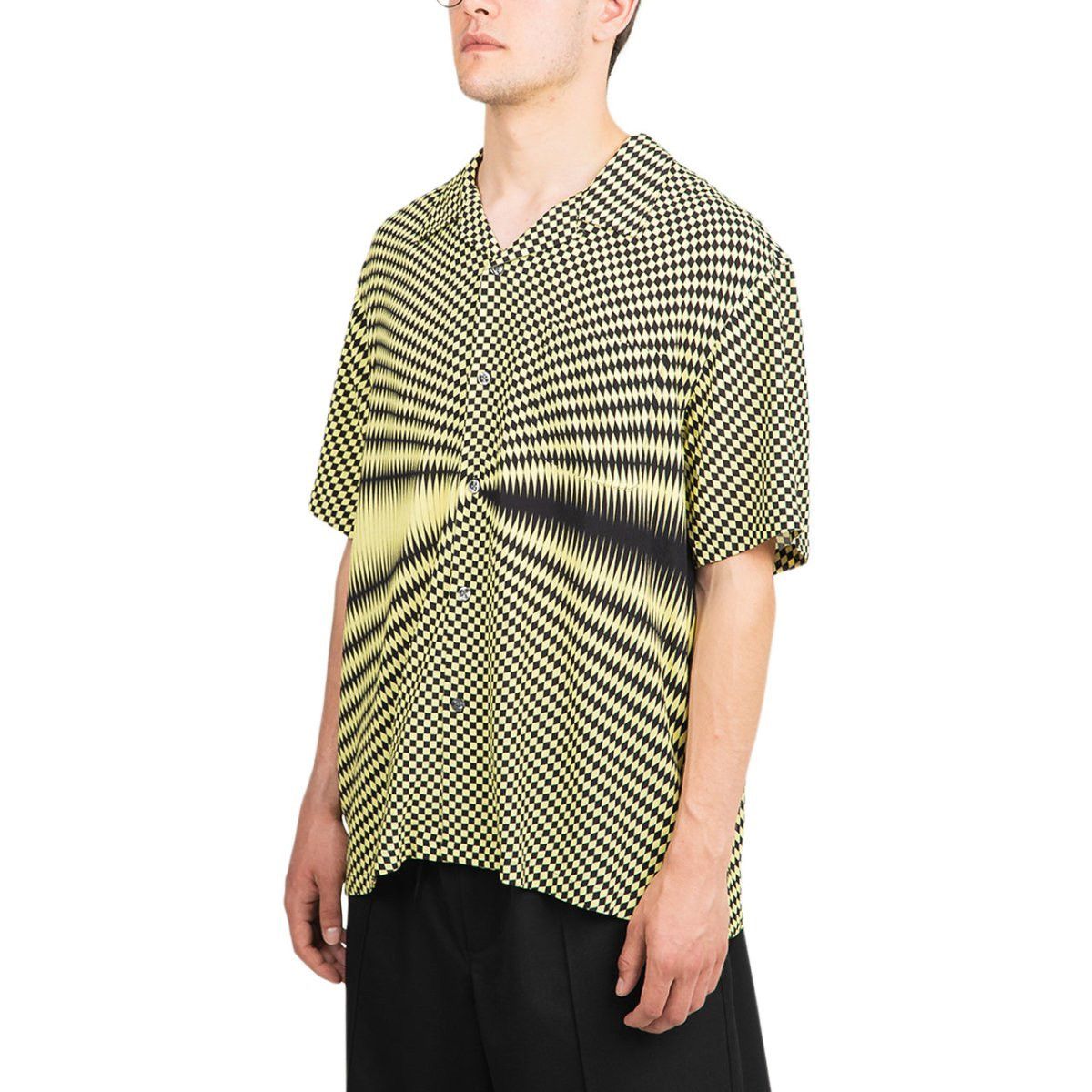 トップス Stussy PSYCHEDELIC CHECK SHIRT XL Stussy Psychedelic Check Shirt - Black - 1110165-0001