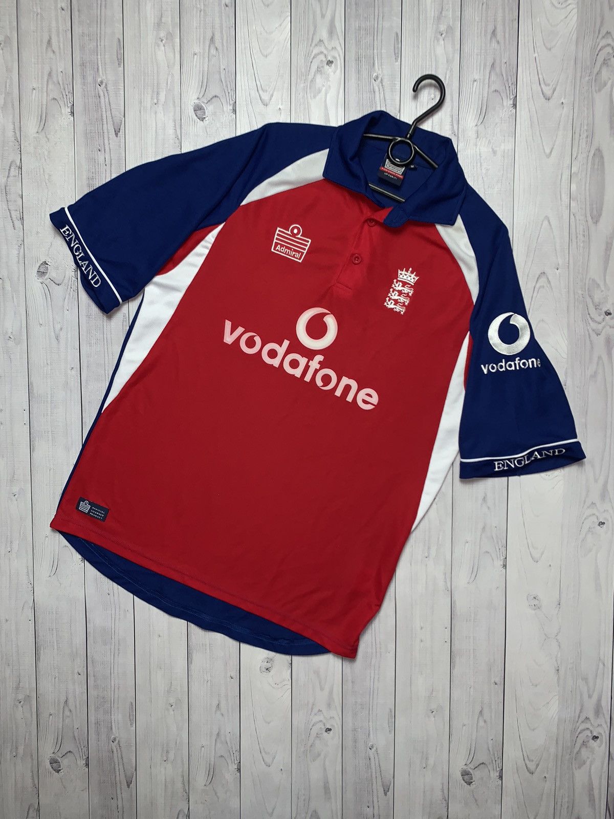 Vintage Cricket jersey Admiral Vodafone size M/L