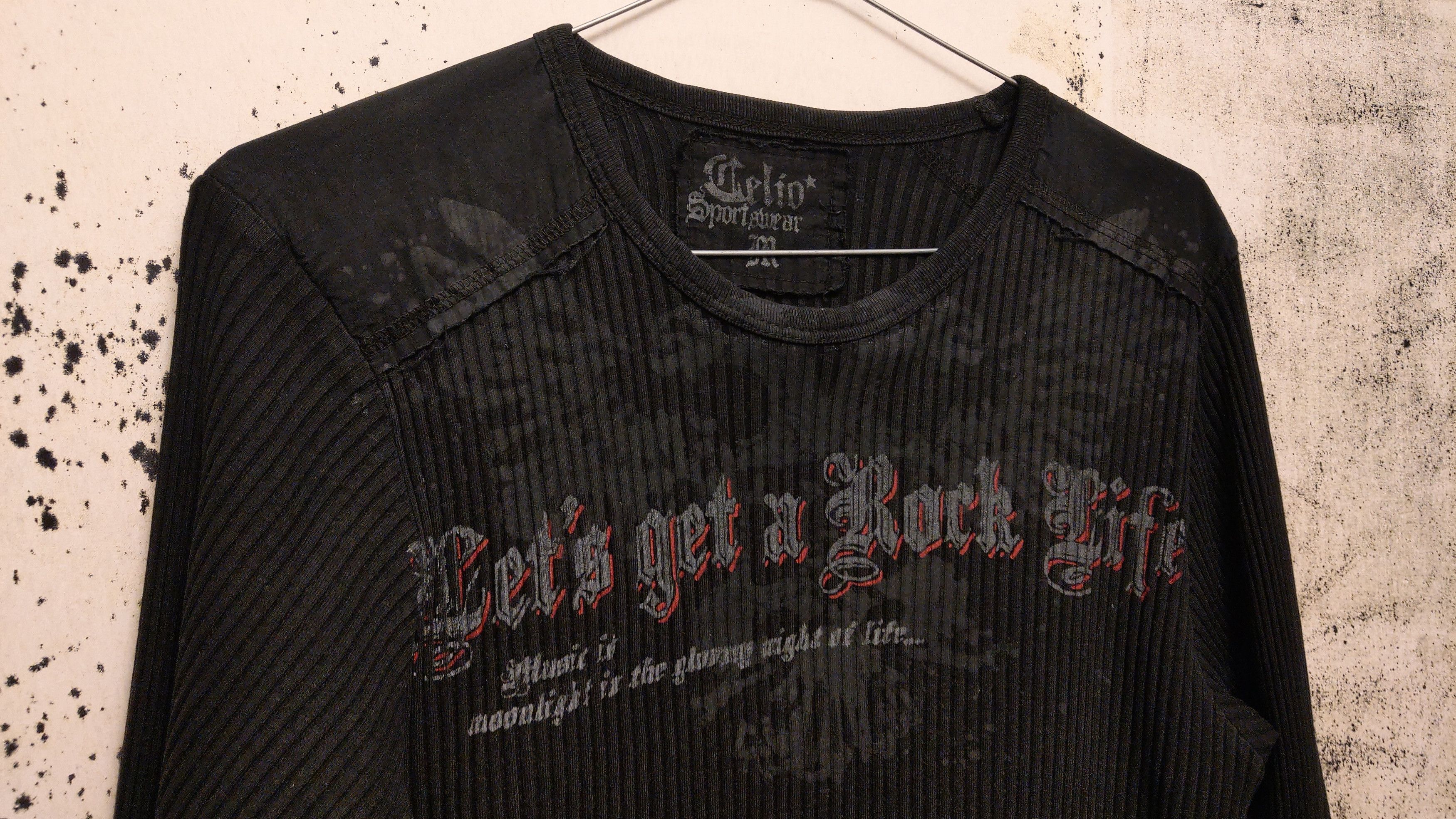 Band Tees Distressed Goth Lonsgleeve Raver Biker Shirt Opium Alt Size US M / EU 48-50 / 2 - 2 Thumbnail