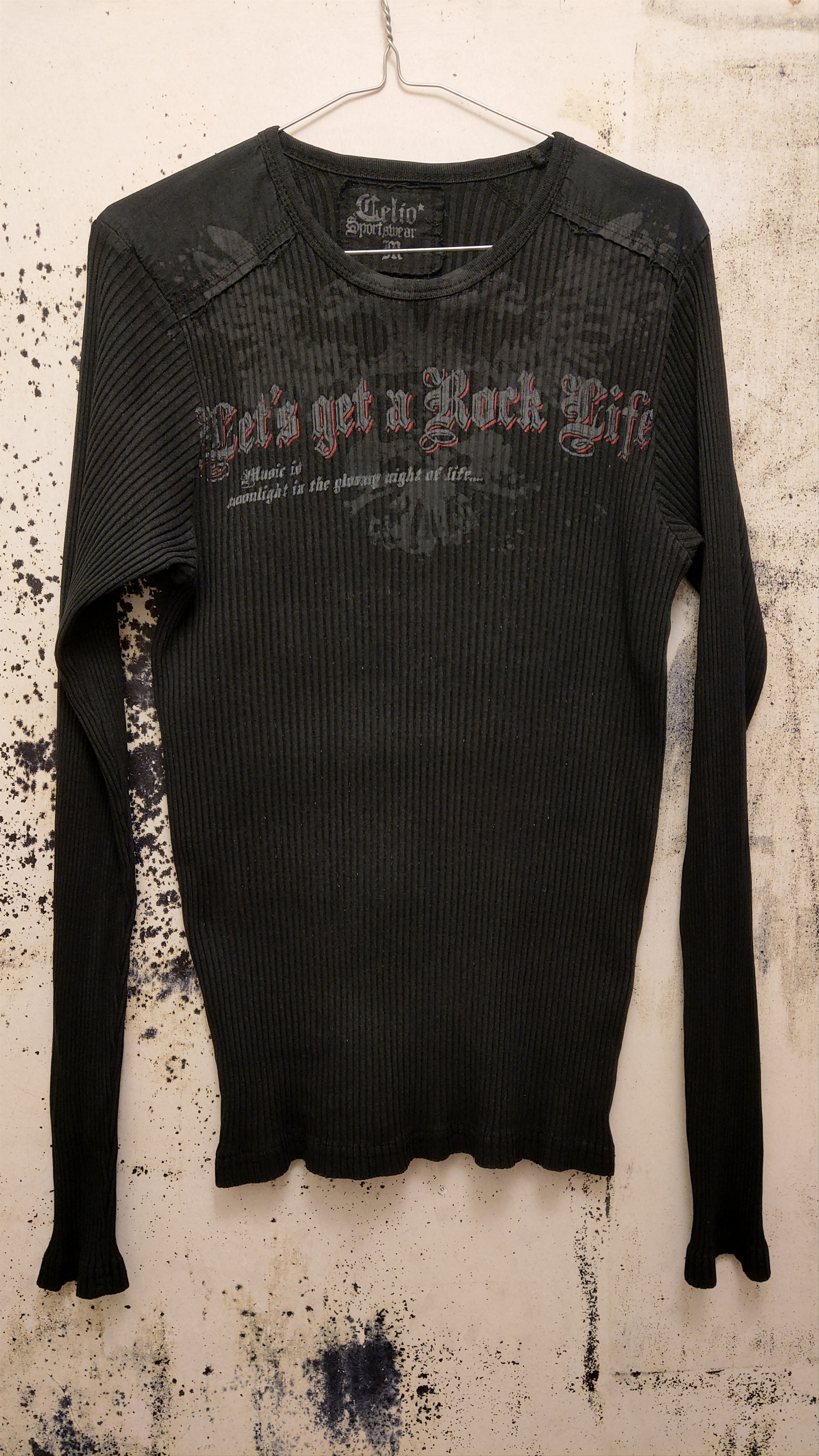 Band Tees Distressed Goth Lonsgleeve Raver Biker Shirt Opium Alt Size US M / EU 48-50 / 2 - 1 Thumbnail