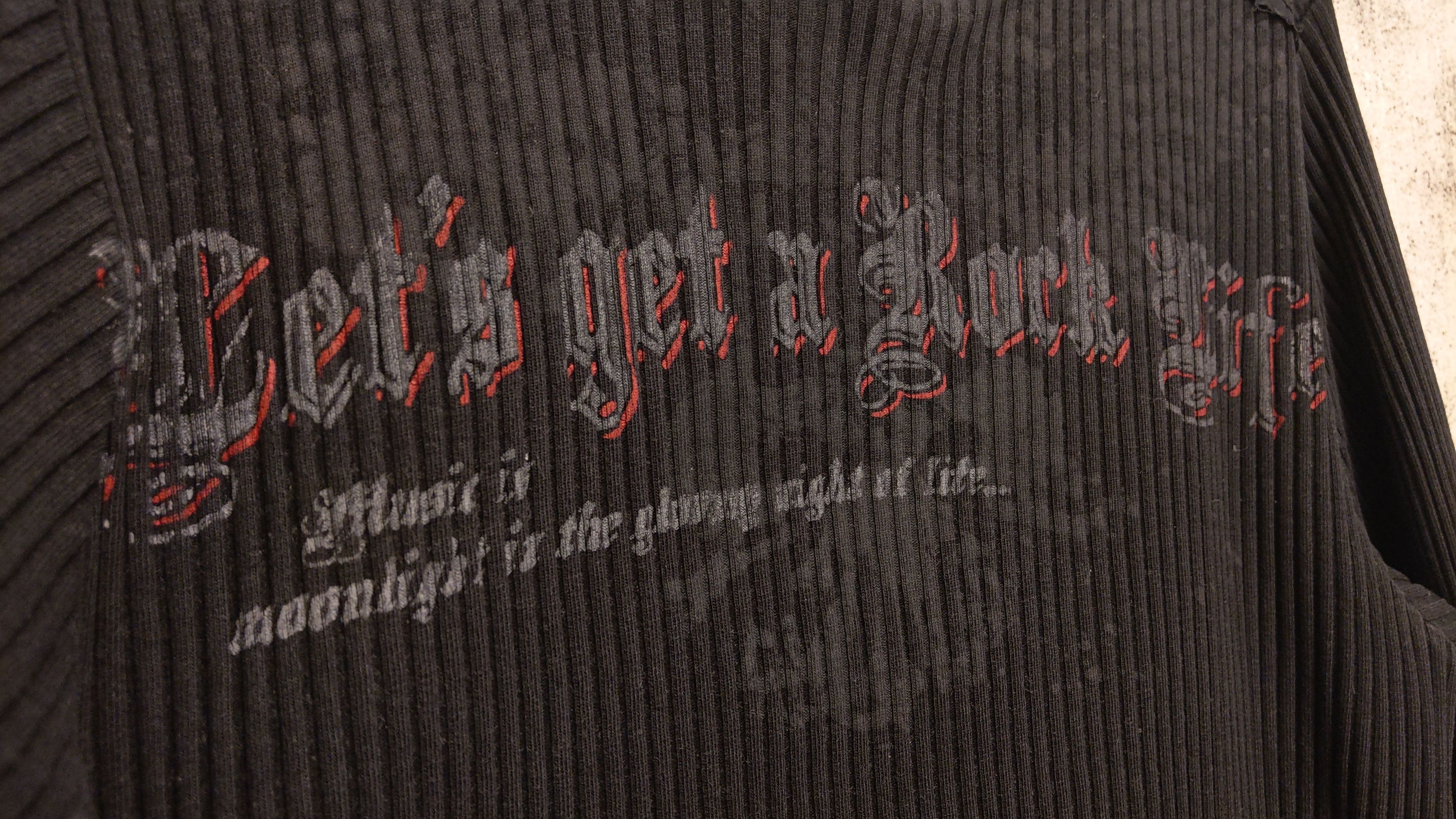 Band Tees Distressed Goth Lonsgleeve Raver Biker Shirt Opium Alt Size US M / EU 48-50 / 2 - 6 Thumbnail