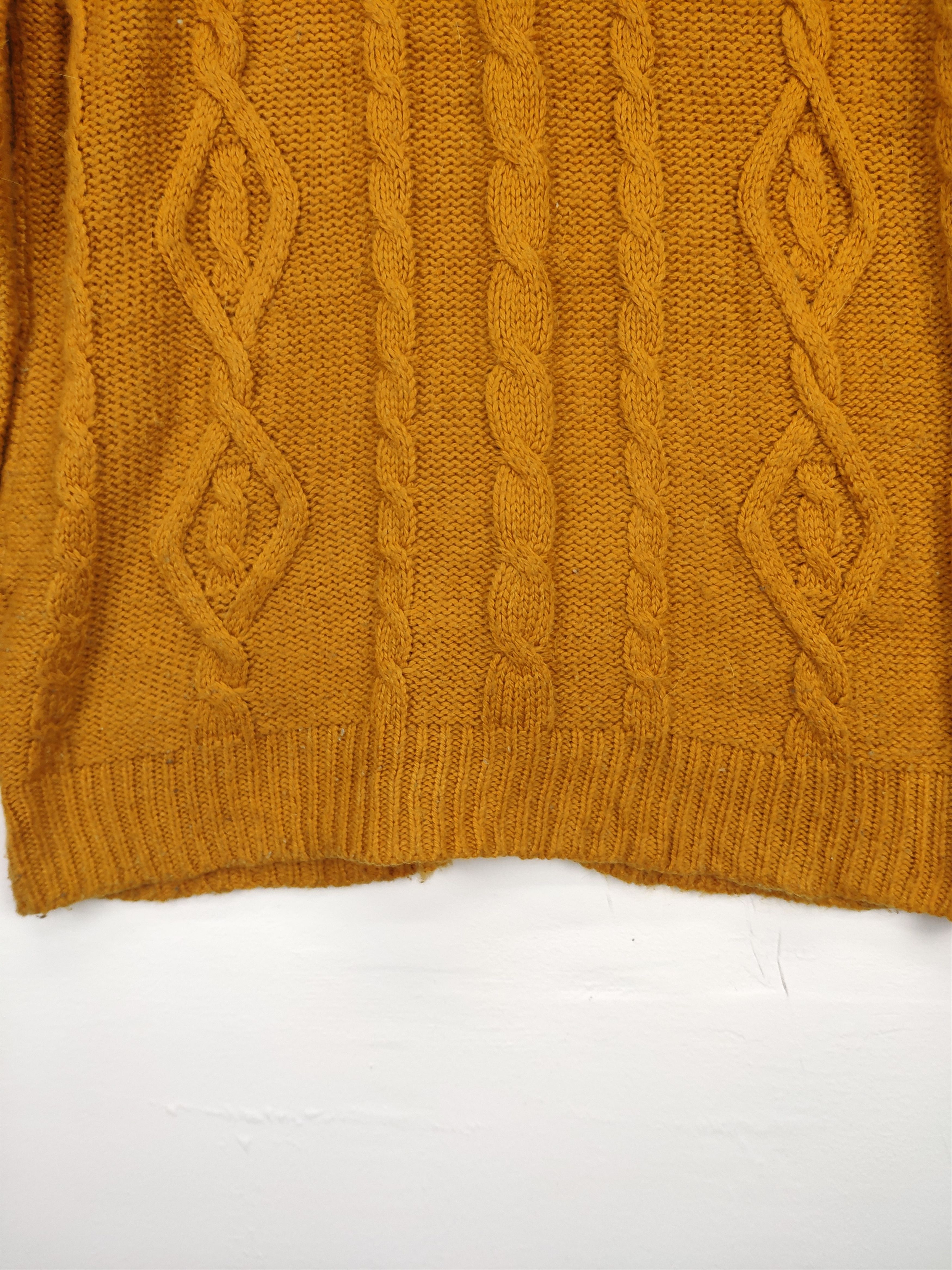 Aran Isles Knitwear × Japanese Brand Vintage Wool Knit Cardigan Sweater by Yecca Vecca Size S / US 4 / IT 40 - 13 Thumbnail
