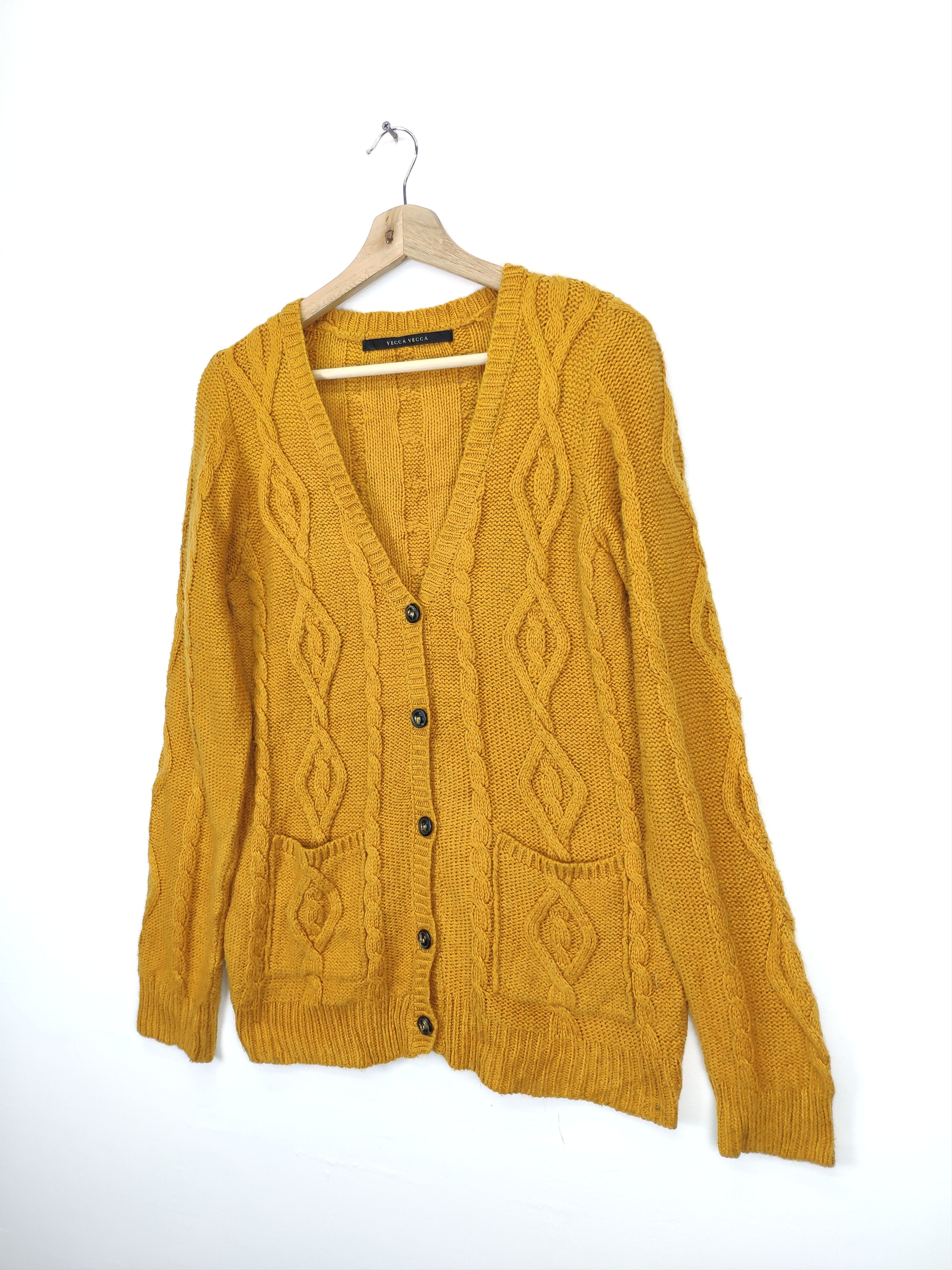 Aran Isles Knitwear × Japanese Brand Vintage Wool Knit Cardigan Sweater by Yecca Vecca Size S / US 4 / IT 40 - 2 Thumbnail