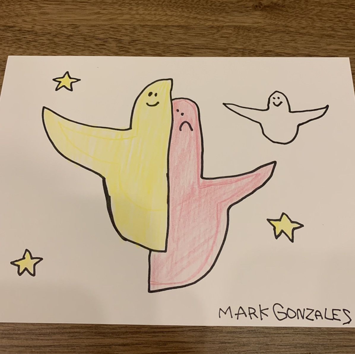 Art Mark Gonzales Angel Original Drawing | Grailed
