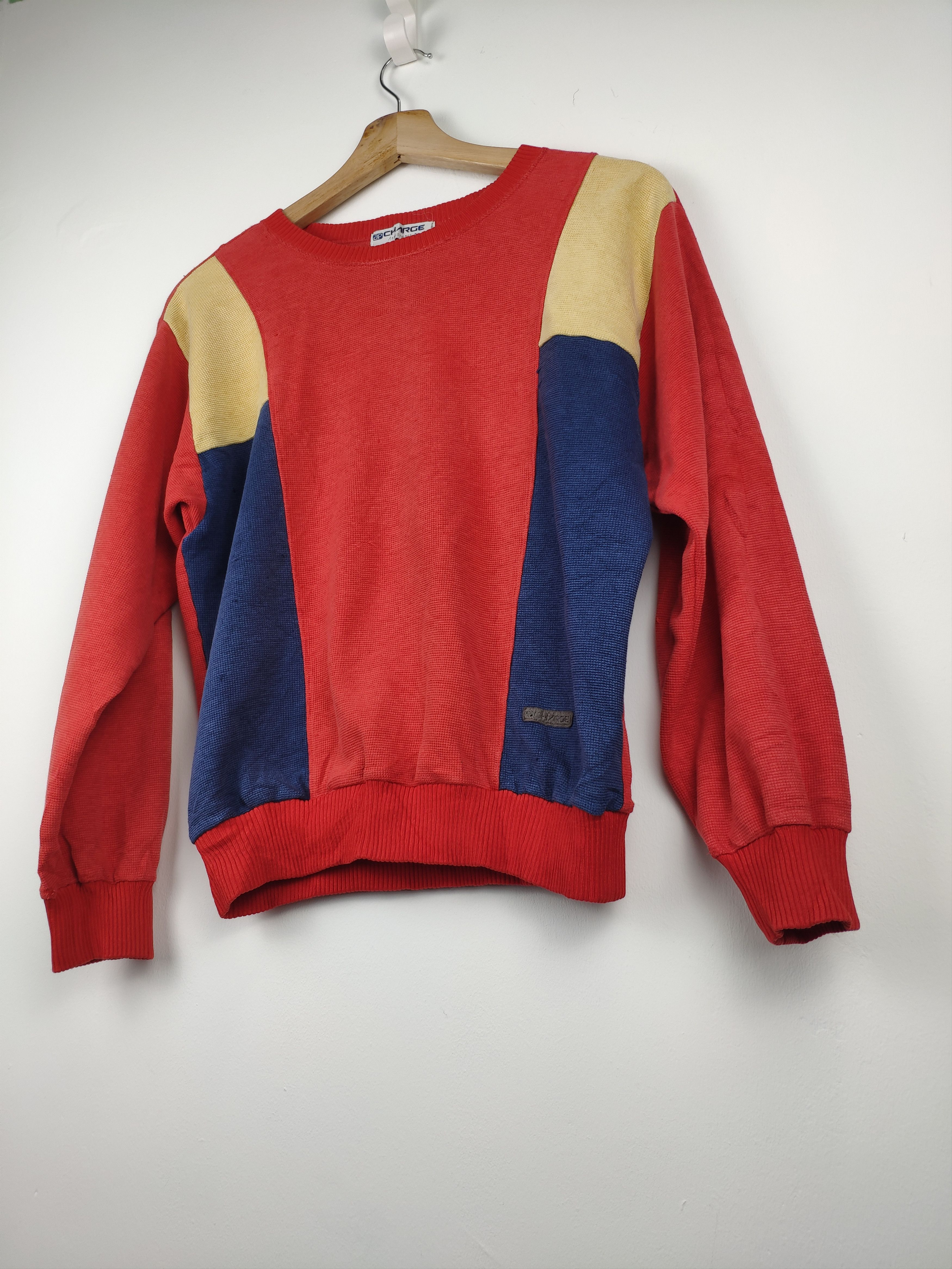 Aran Isles Knitwear × Japanese Brand × Vintage Steal 💥 Vintage Arnold Palmer Knit Sweater Colour Block Size US S / EU 44-46 / 1 - 2 Thumbnail
