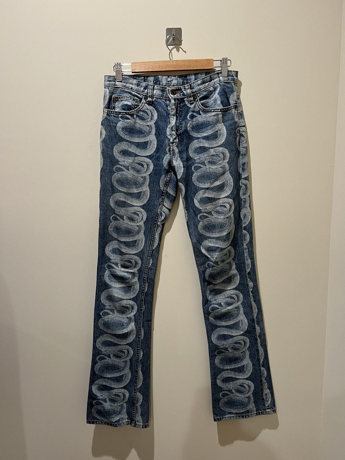 Hysteric Glamour Snake Jeans | Grailed