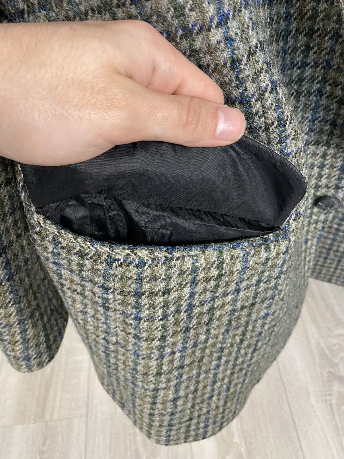 Harris Tweed Harris Tweed blazer vintage UK Britain coat jacket British Size 50R - 8 Thumbnail