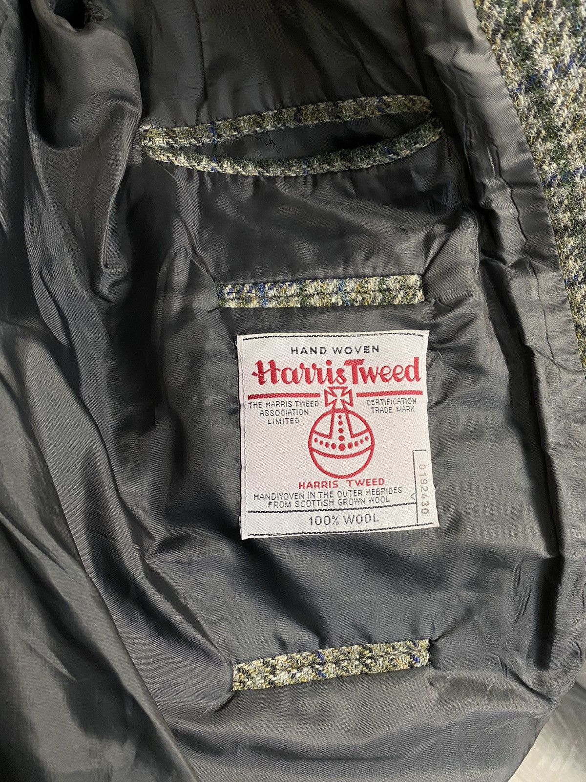 Harris Tweed Harris Tweed blazer vintage UK Britain coat jacket British Size 50R - 5 Thumbnail