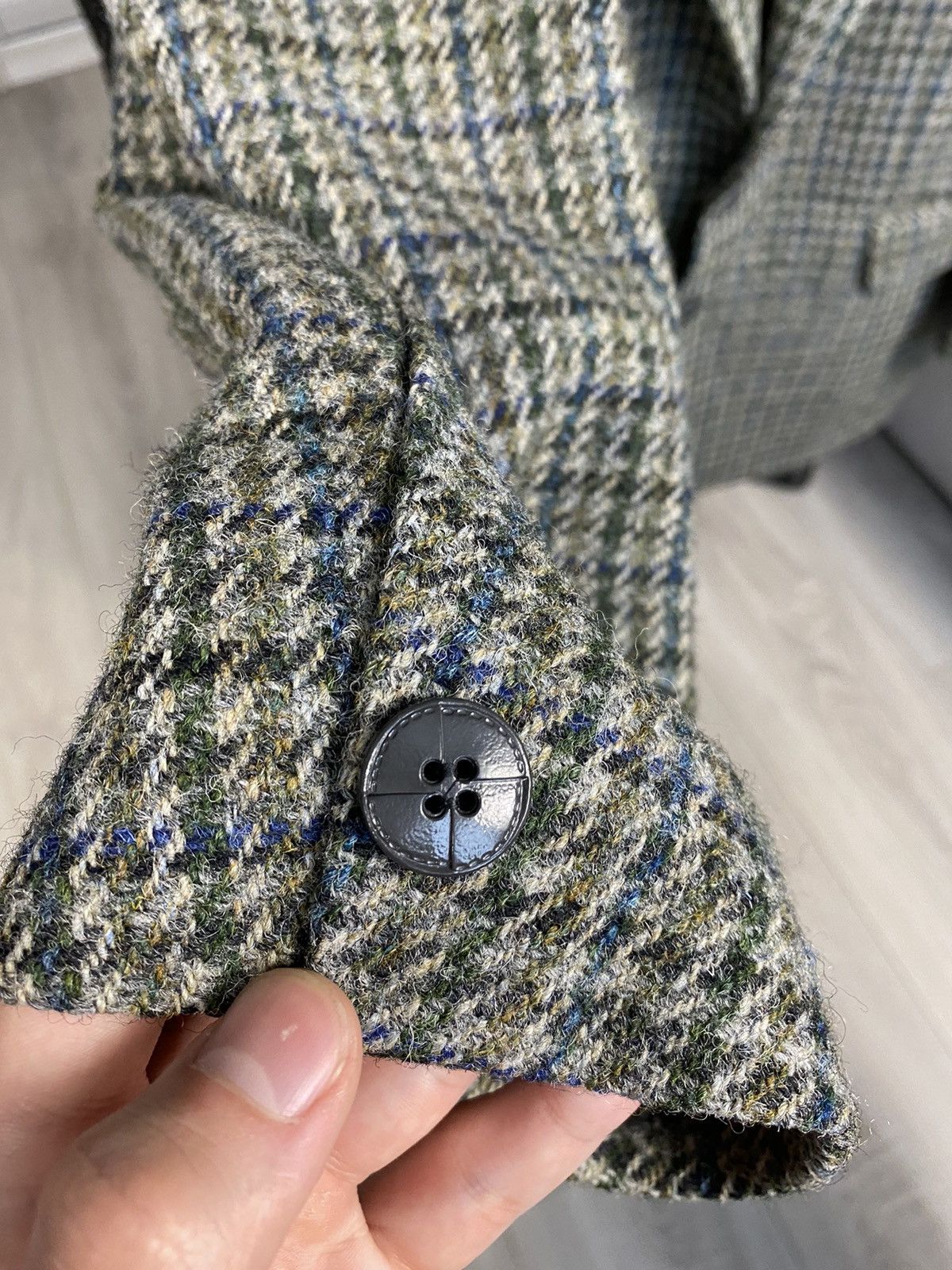 Harris Tweed Harris Tweed blazer vintage UK Britain coat jacket British Size 50R - 4 Thumbnail