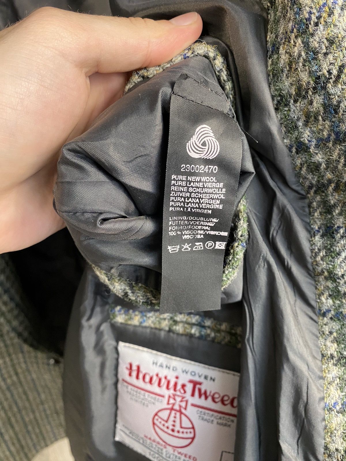 Harris Tweed Harris Tweed blazer vintage UK Britain coat jacket British Size 50R - 6 Thumbnail