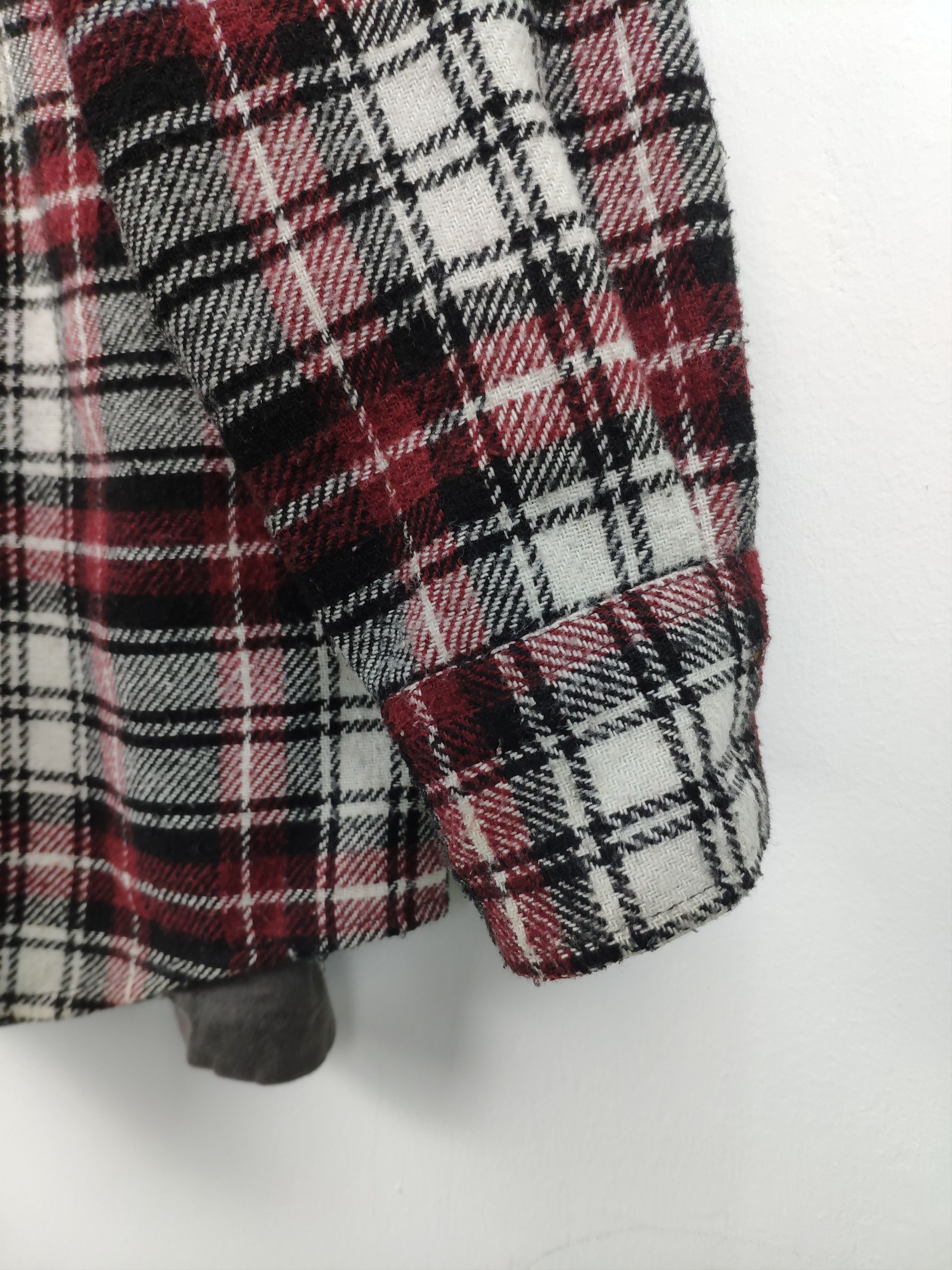 Flannel × Japanese Brand × Vintage Vintage Plaid Flannel Shirt Button Up Travis Scott Style Size US M / EU 48-50 / 2 - 4 Thumbnail