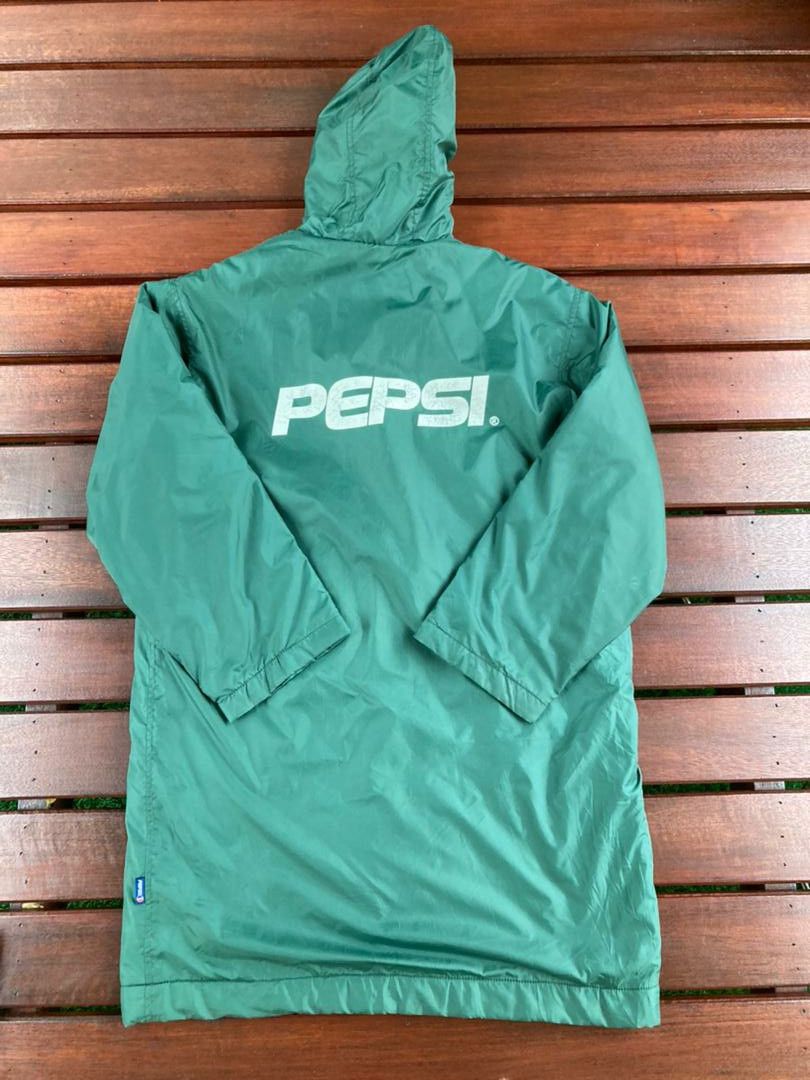 Pepsi × Vintage Vintage Pepsi Cola Long Jacket Lining Sherpa Size US M / EU 48-50 / 2 - 9 Thumbnail