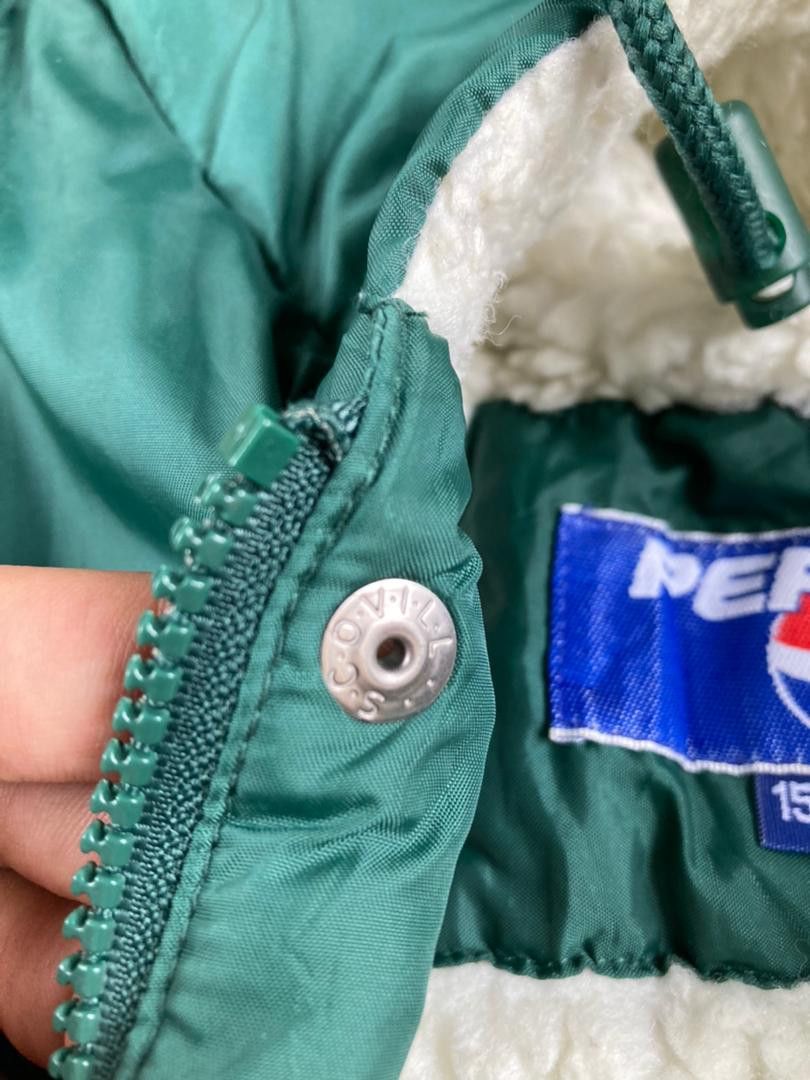 Pepsi × Vintage Vintage Pepsi Cola Long Jacket Lining Sherpa Size US M / EU 48-50 / 2 - 5 Thumbnail