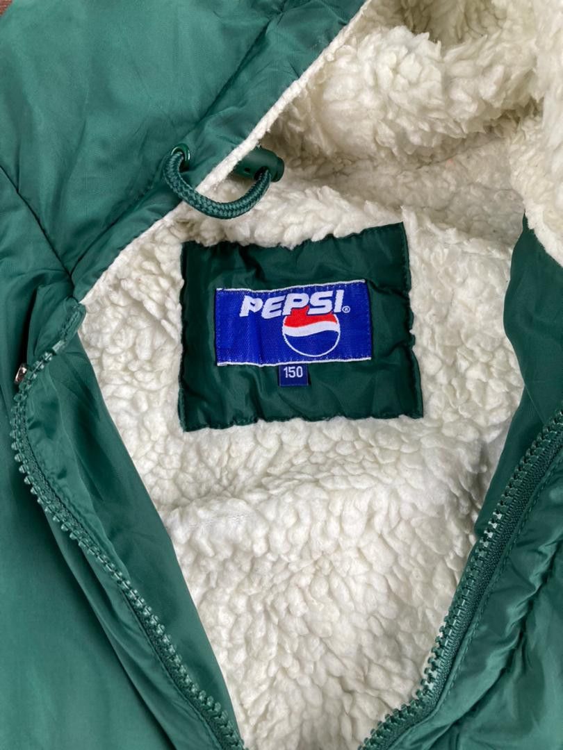 Pepsi × Vintage Vintage Pepsi Cola Long Jacket Lining Sherpa Size US M / EU 48-50 / 2 - 4 Thumbnail