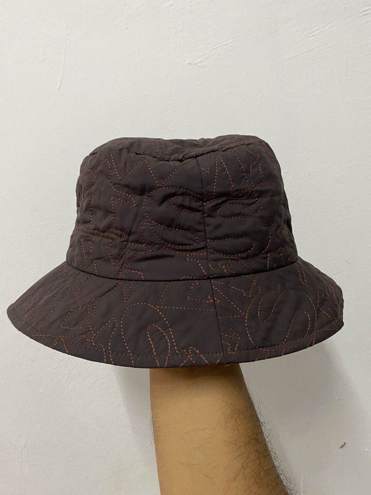 Japanese Brand × Vintage 🔥Vintage🔥 Munsingwear Monogram Bucket Hat Size ONE SIZE - 6 Thumbnail